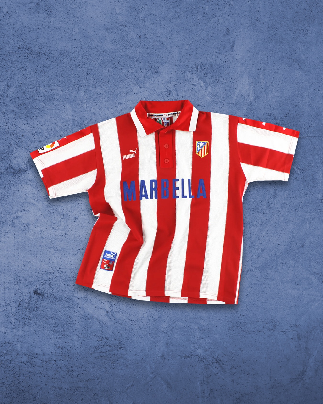 Atletico Madrid 1997-98 home by Puma