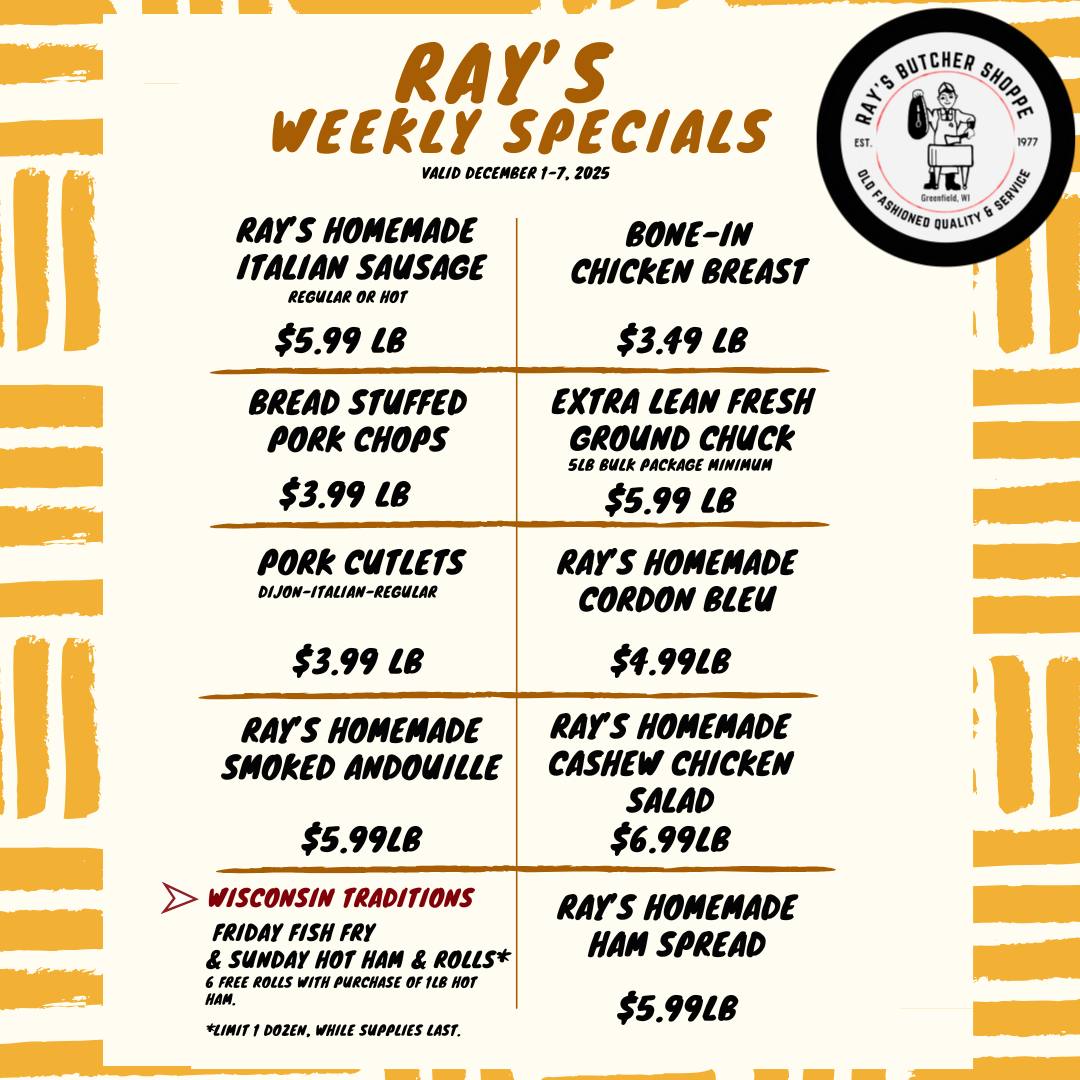 Ray's Butcher Shoppe | Greenfield WI