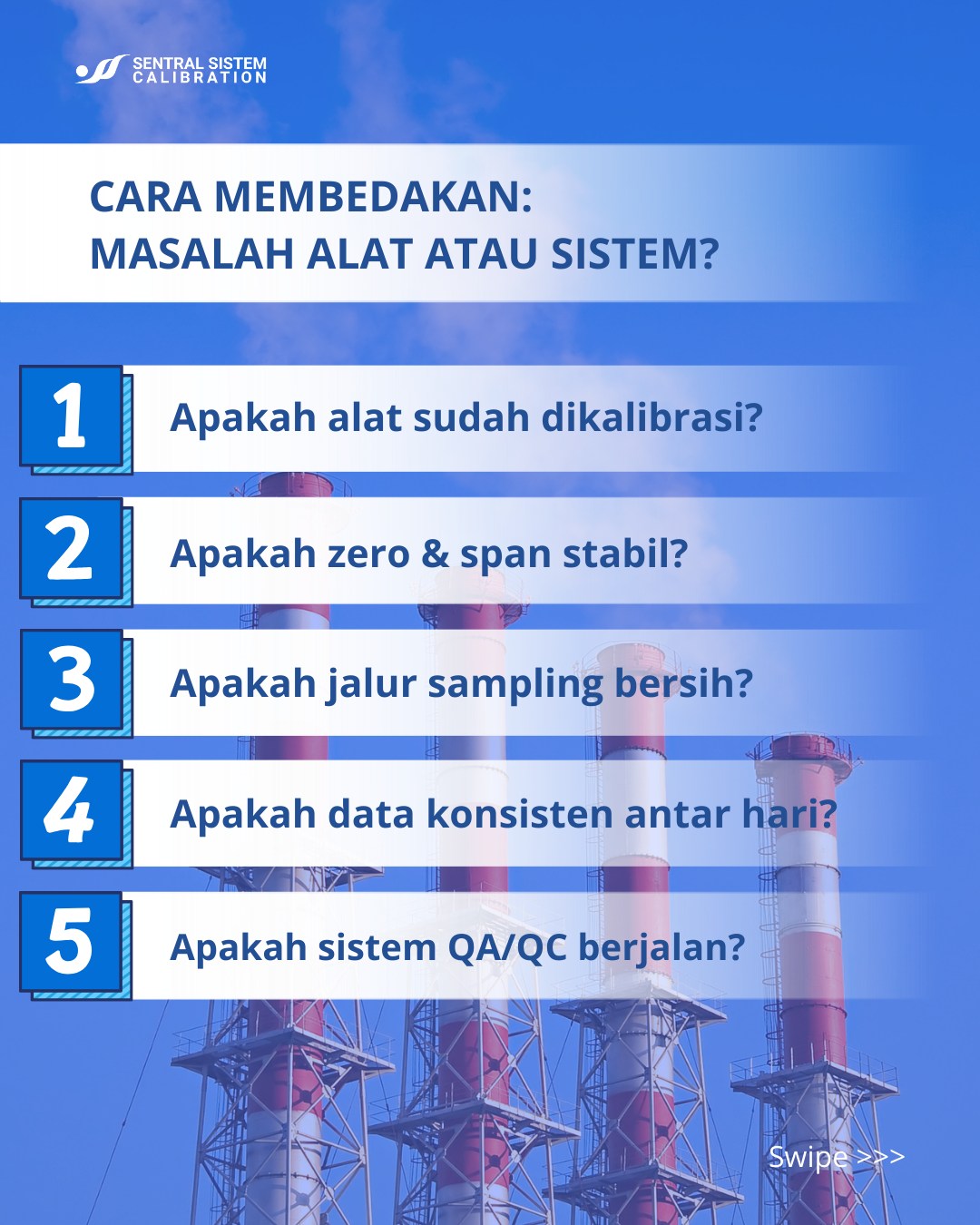 Lab Sentral Sistem Calibration | Cikarang