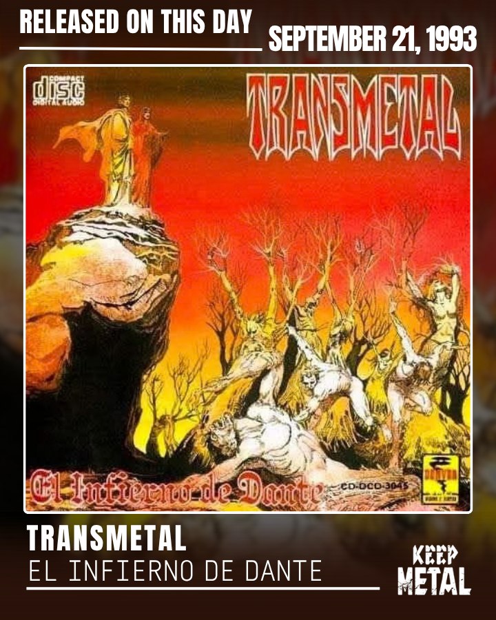 Transmetal's 5th album El Infierno de Dante released on September