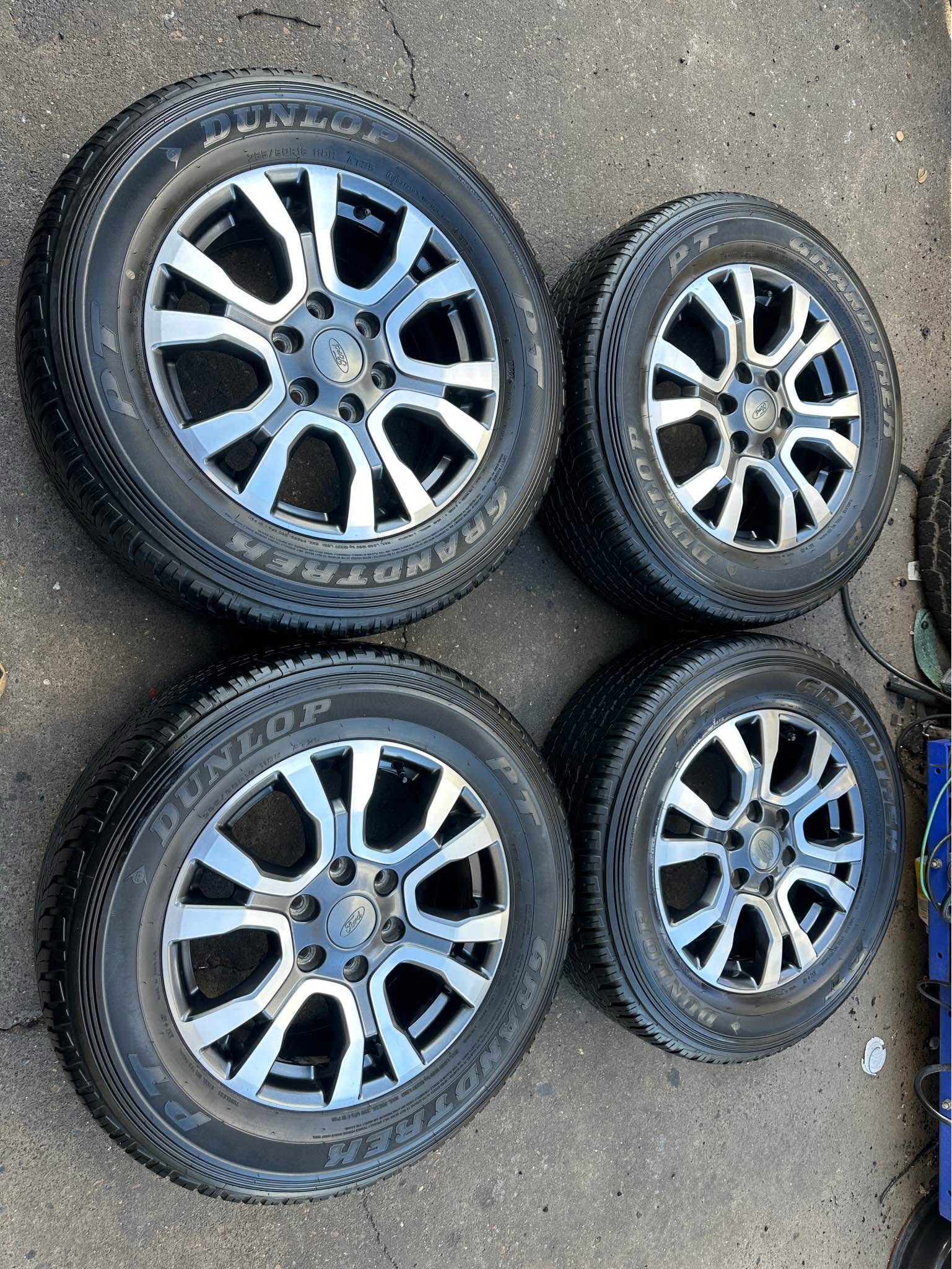Set of 18 inch ford Ranger factory wheels with Tyres for sale. - Car ...