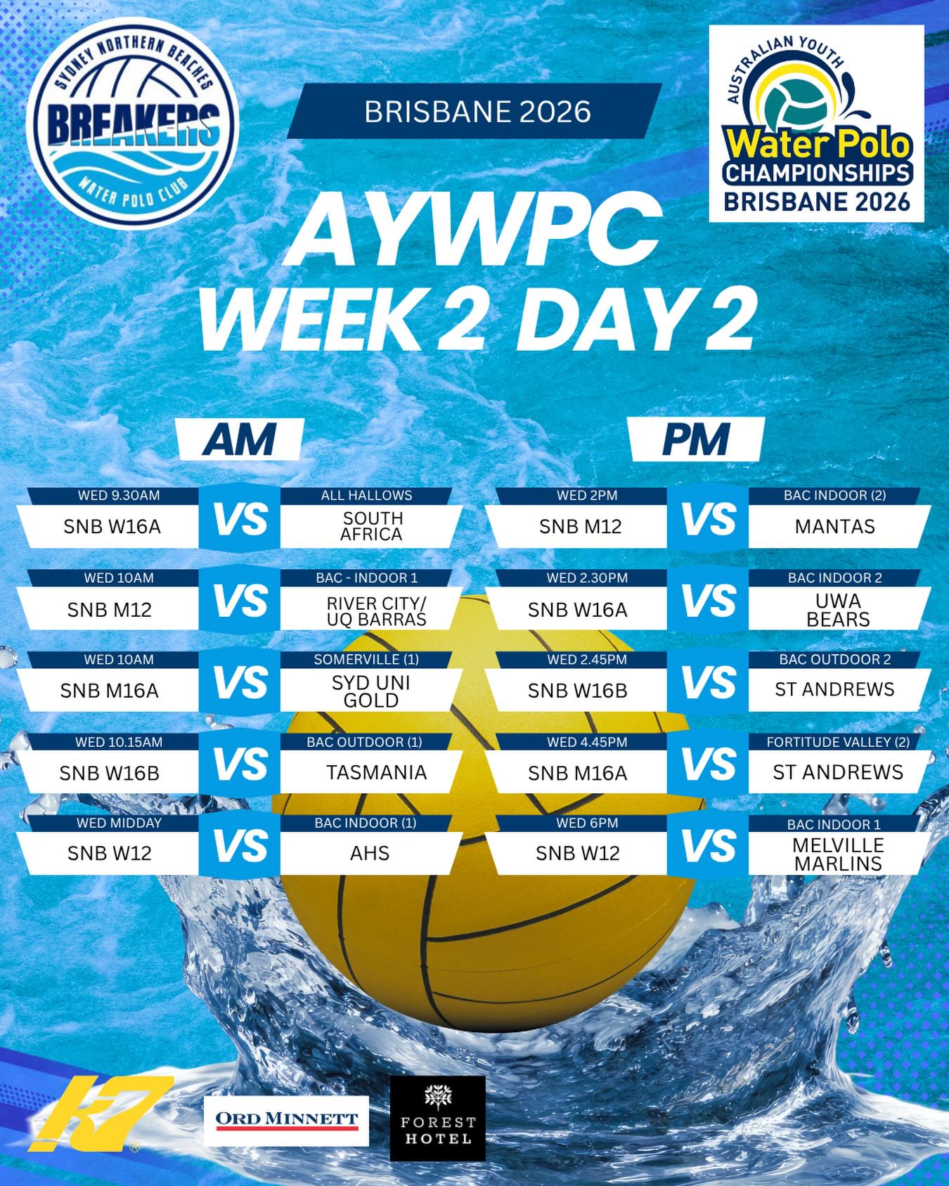🌊 Australian Youth Water Polo Championships 2026 | Brisbane