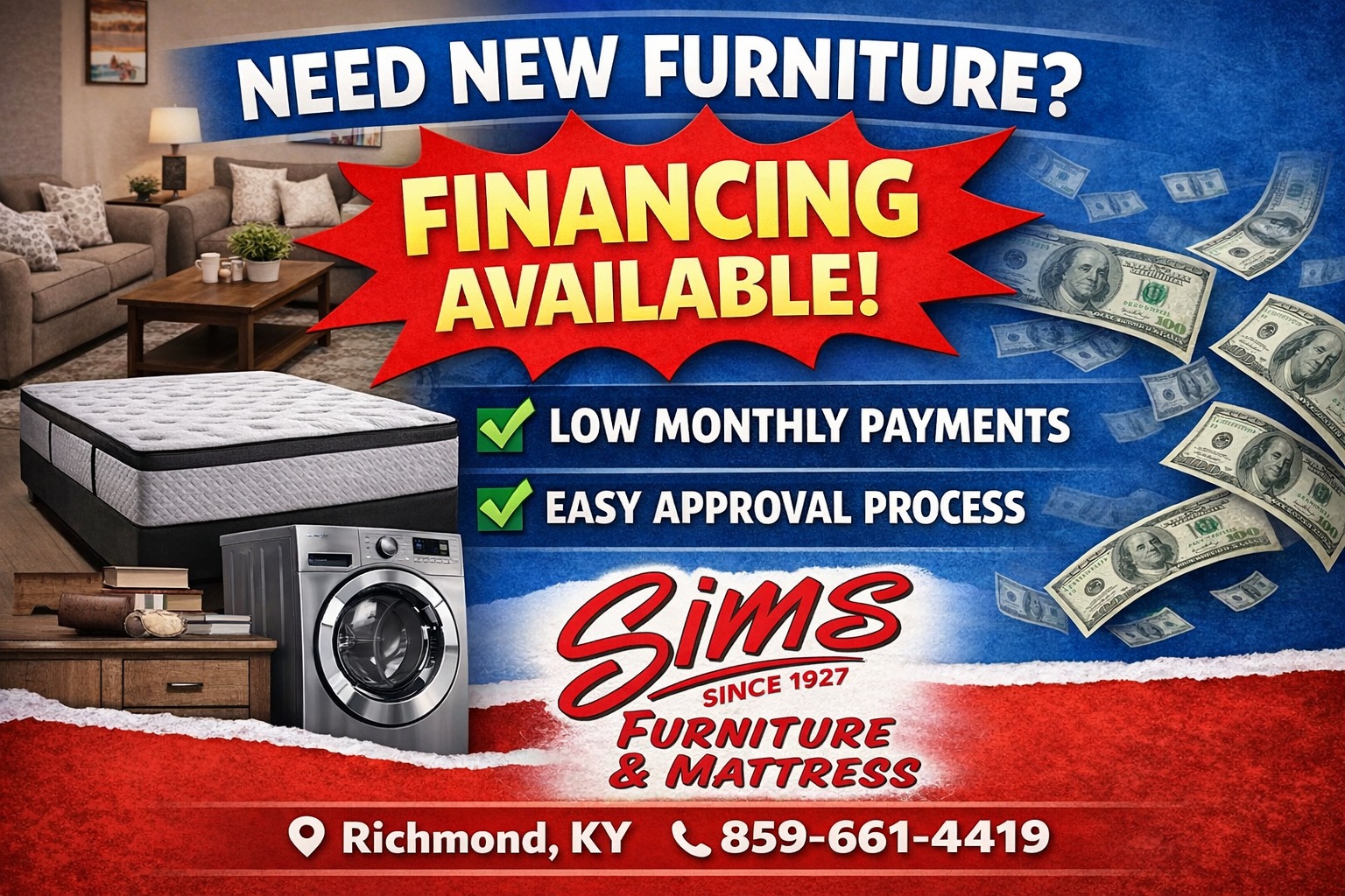 Sims - Need new furniture but not ready to pay all at once? We've