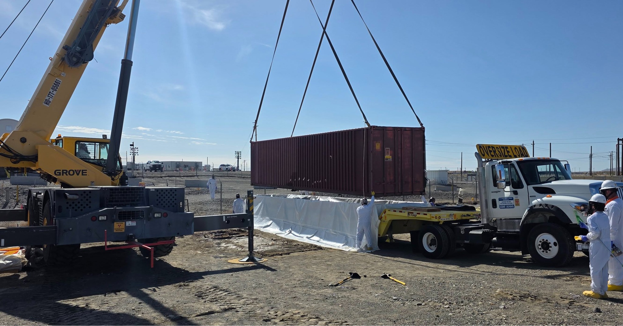The team at the Hanford Site's S Tank Farm just finished a big