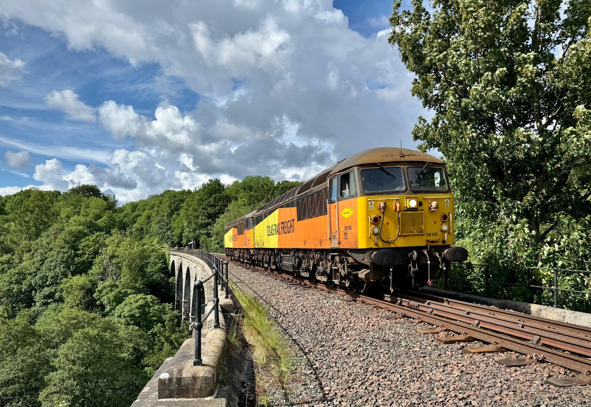 Colas Rail train 56113 and 56049 at Stechford station