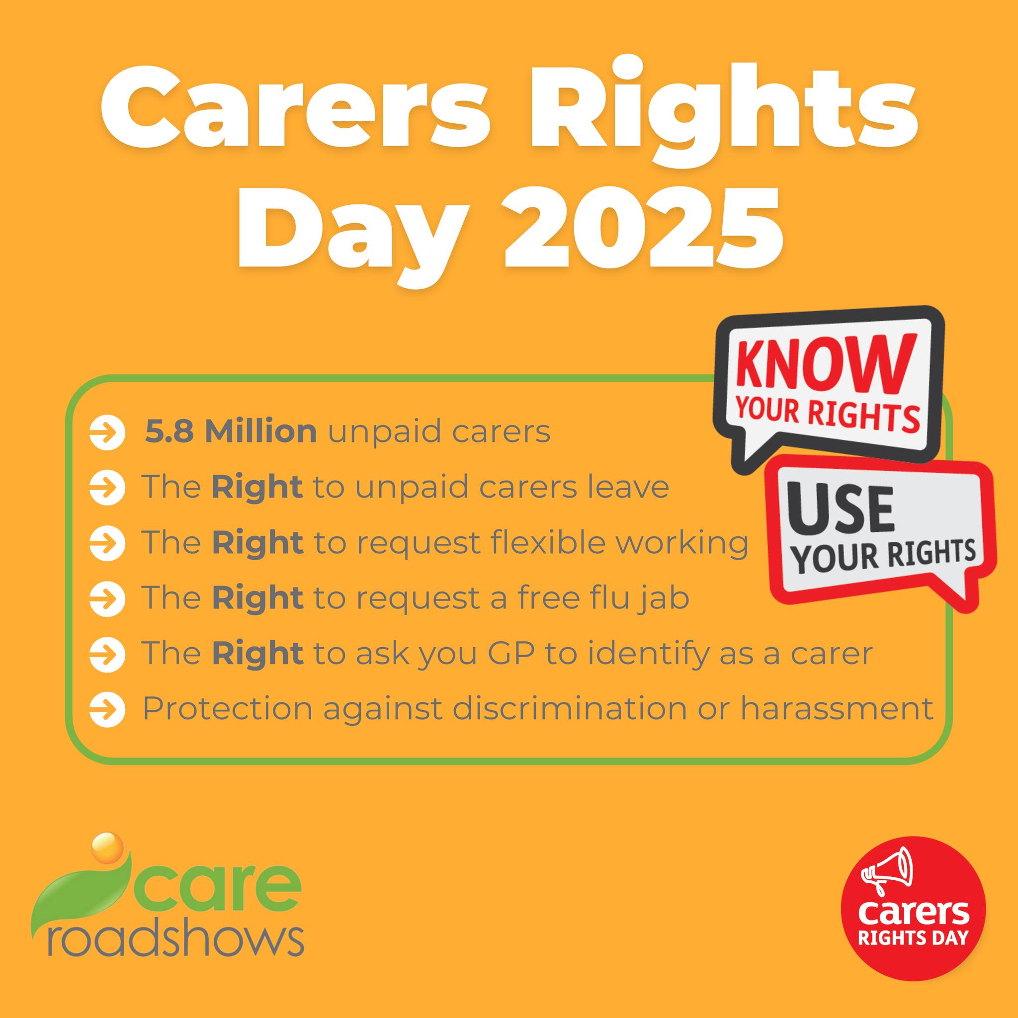 Care Events UK - Know Your Rights This Carers Rights Day.... | Facebook