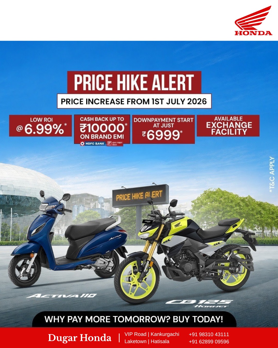 🚨 Price Hike Alert! 🚨 Why pay more tomorrow when you can ride