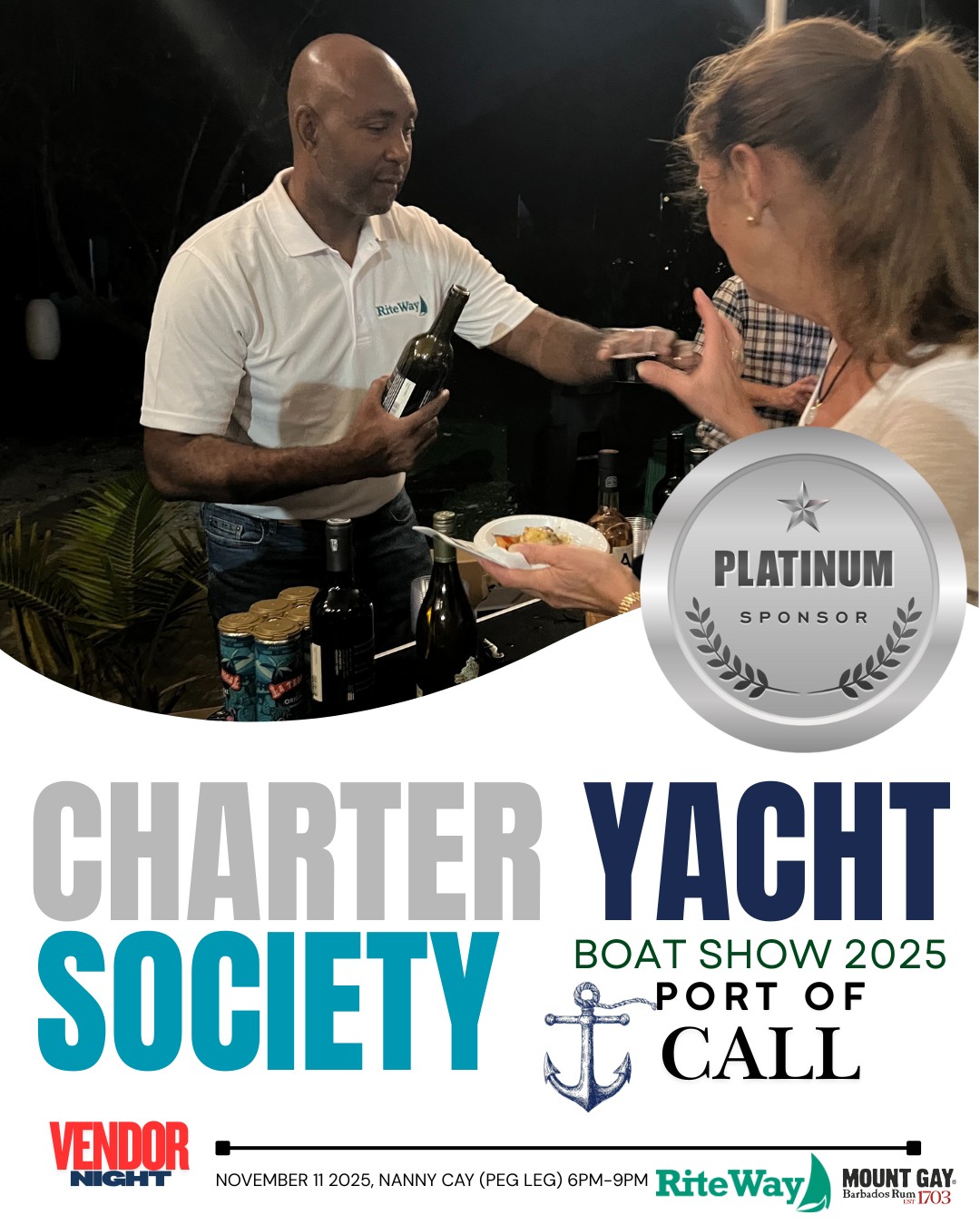 Rite - ⚓ The wait is almost over — the Charter Yacht Society Boat Show ...