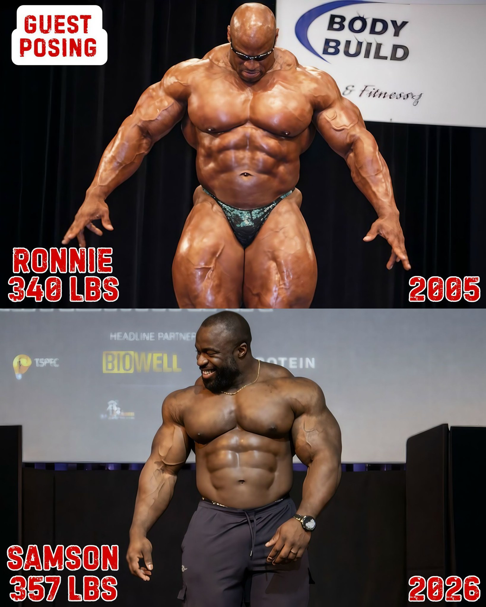 Bodybuilding - Two eras. Same mission. Different kind of mass. Ronnie ...