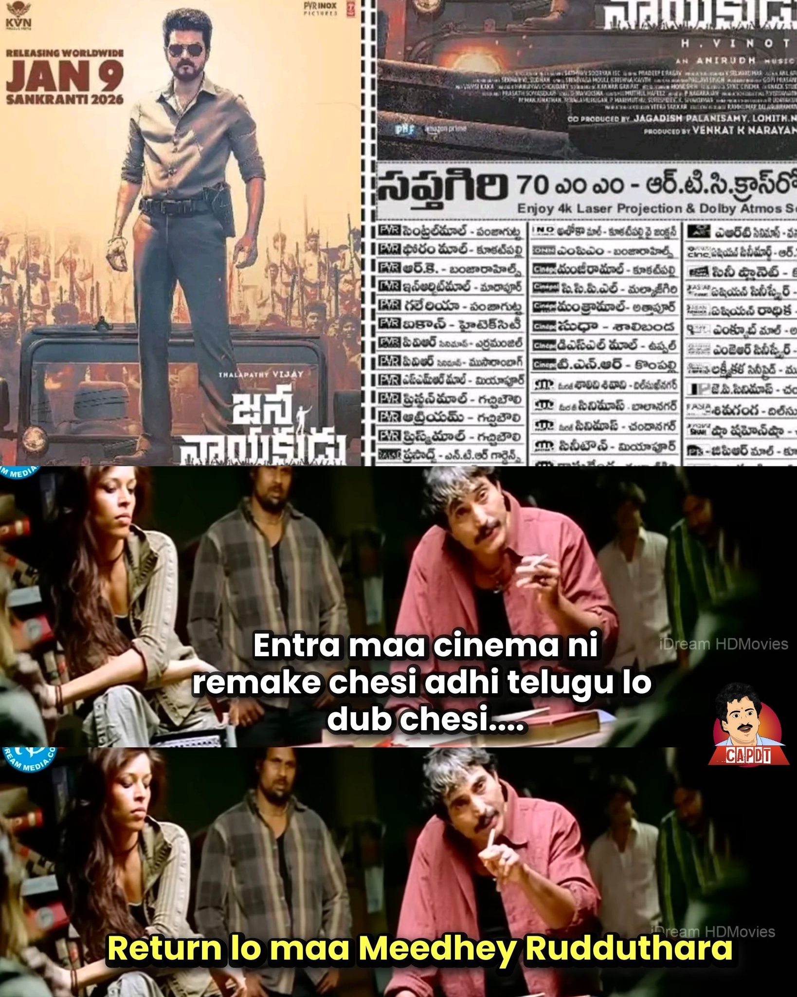 Comedy and Punch Dialogues Telugu - CAPDT - FOLKS INKA EDAINA ICC ...