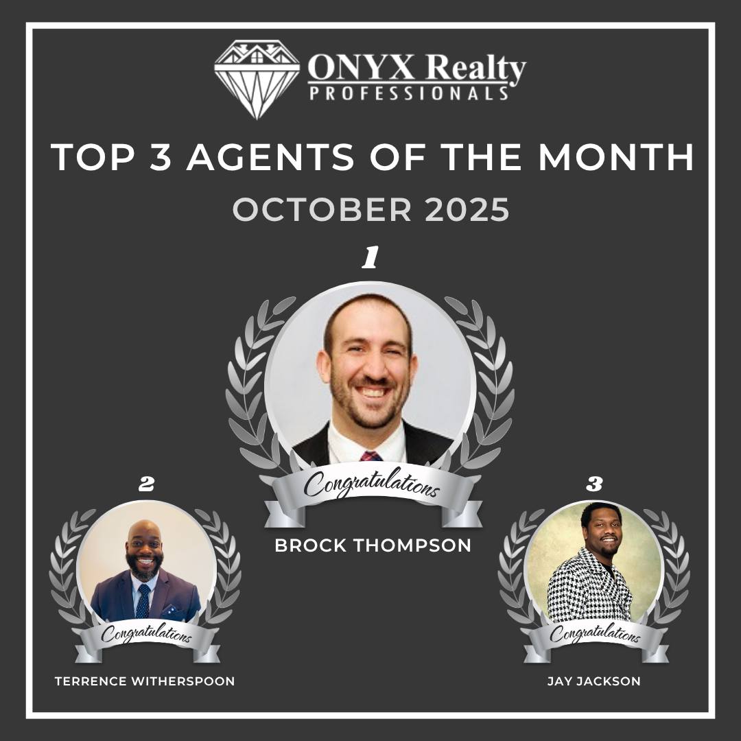 Congratulations to our Top 3... - ONYX Realty Professionals | Facebook