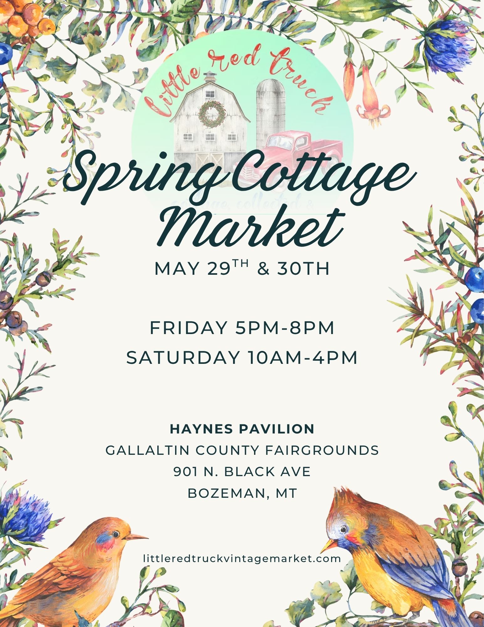 Big Sky Country Spring Cottage Market in Bozeman