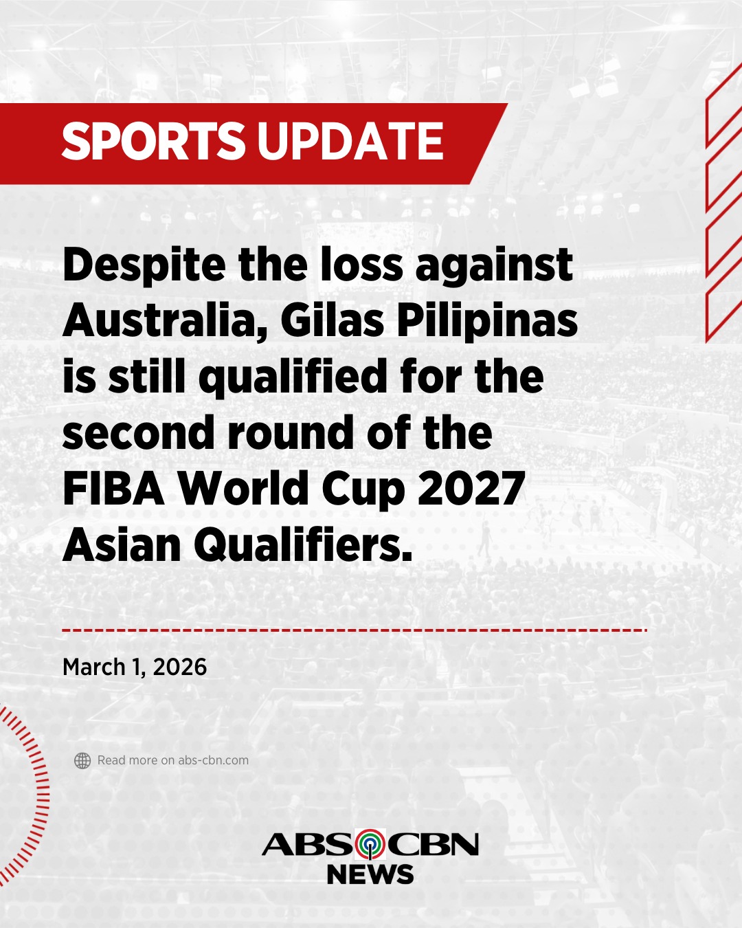 ABS-CBN News - New Zealand’s win over Guam earlier today... | Facebook