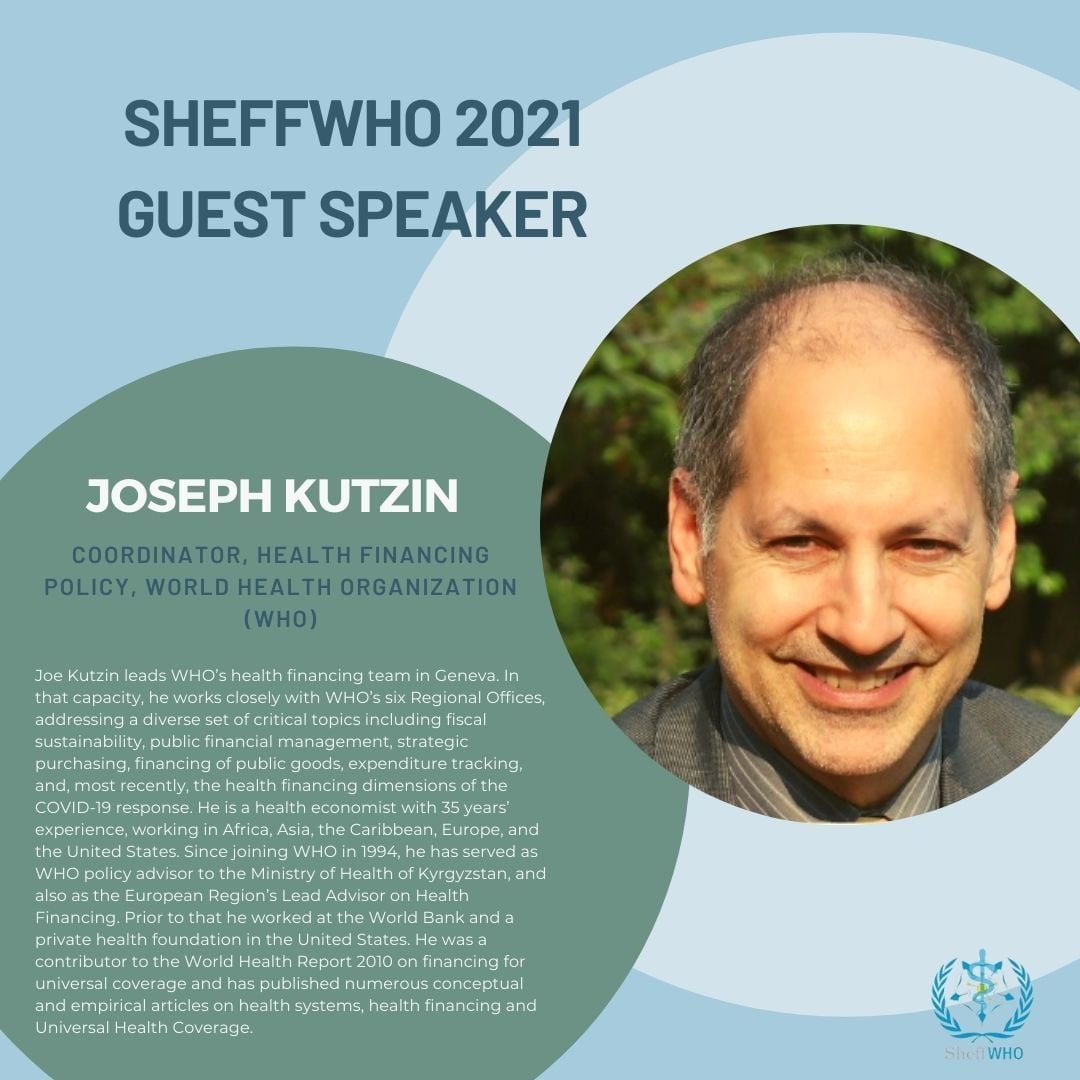 We are delighted to introduce our next guest speaker, Joseph Kutzin Joe ...