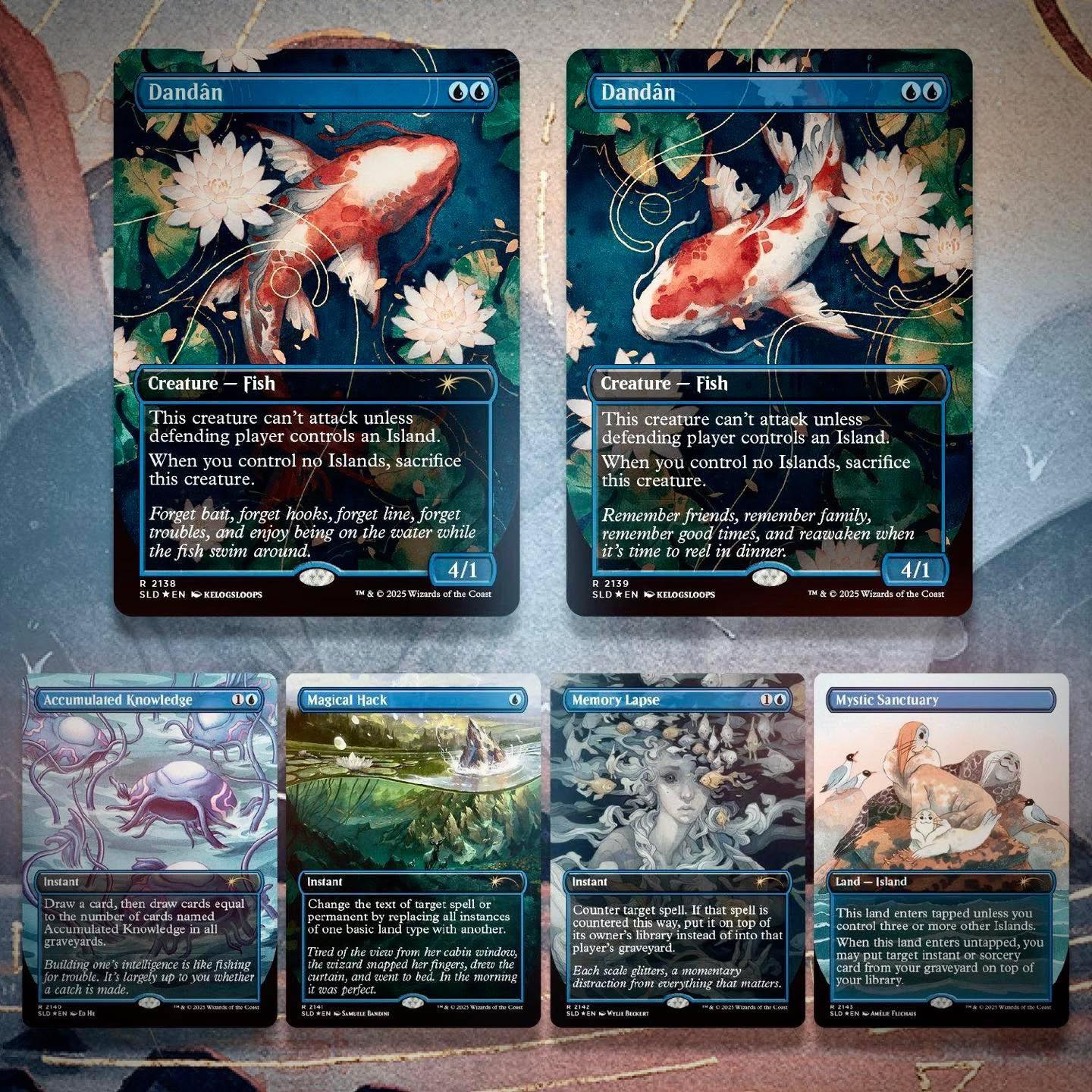? MTG Secret Lair — Dandân Deck (Koi Art Edition) Secret Lair รอบ 