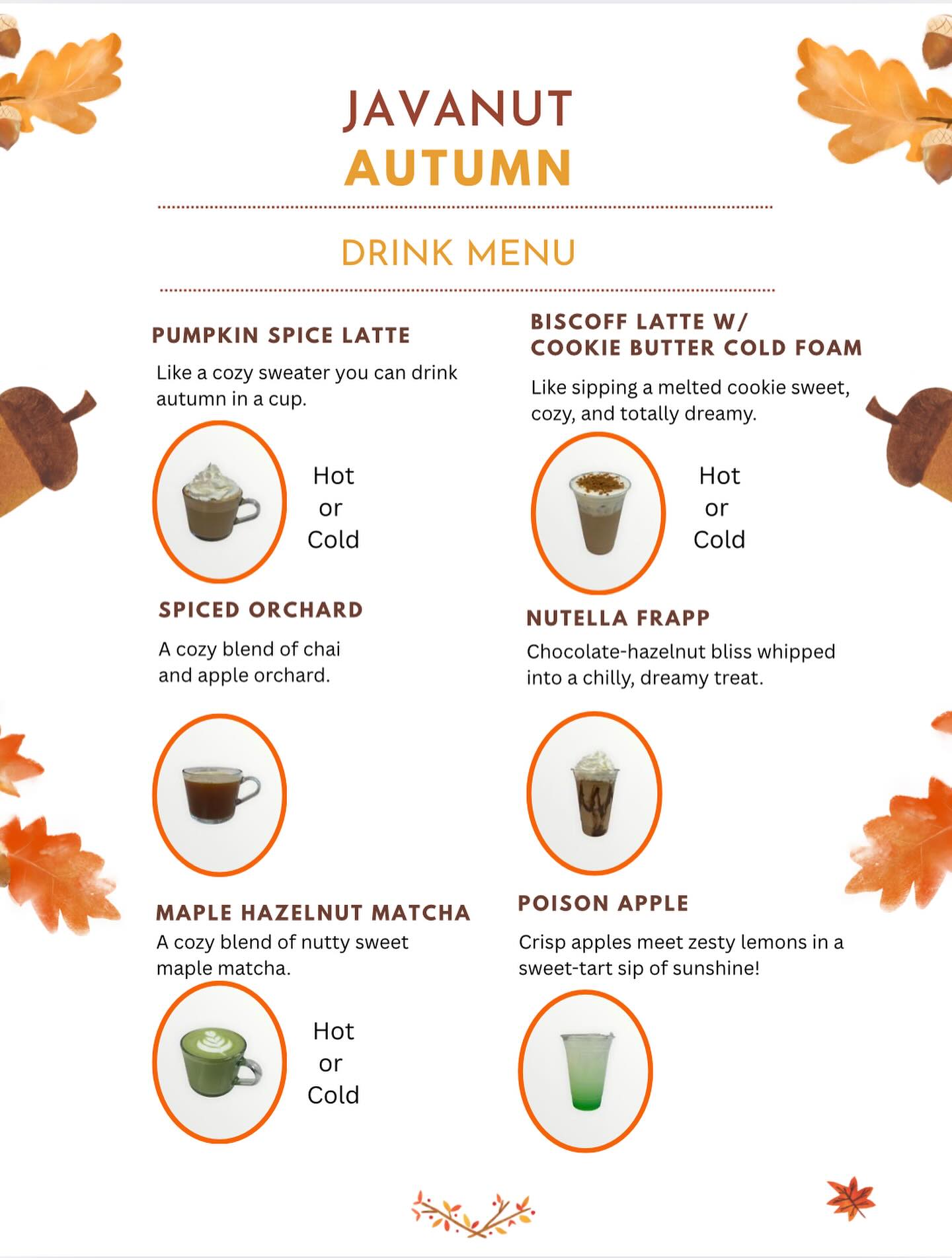 Javanutmilton - 🍂 Cozy season is here! 🍁 Javanut’s Autumn... | Facebook