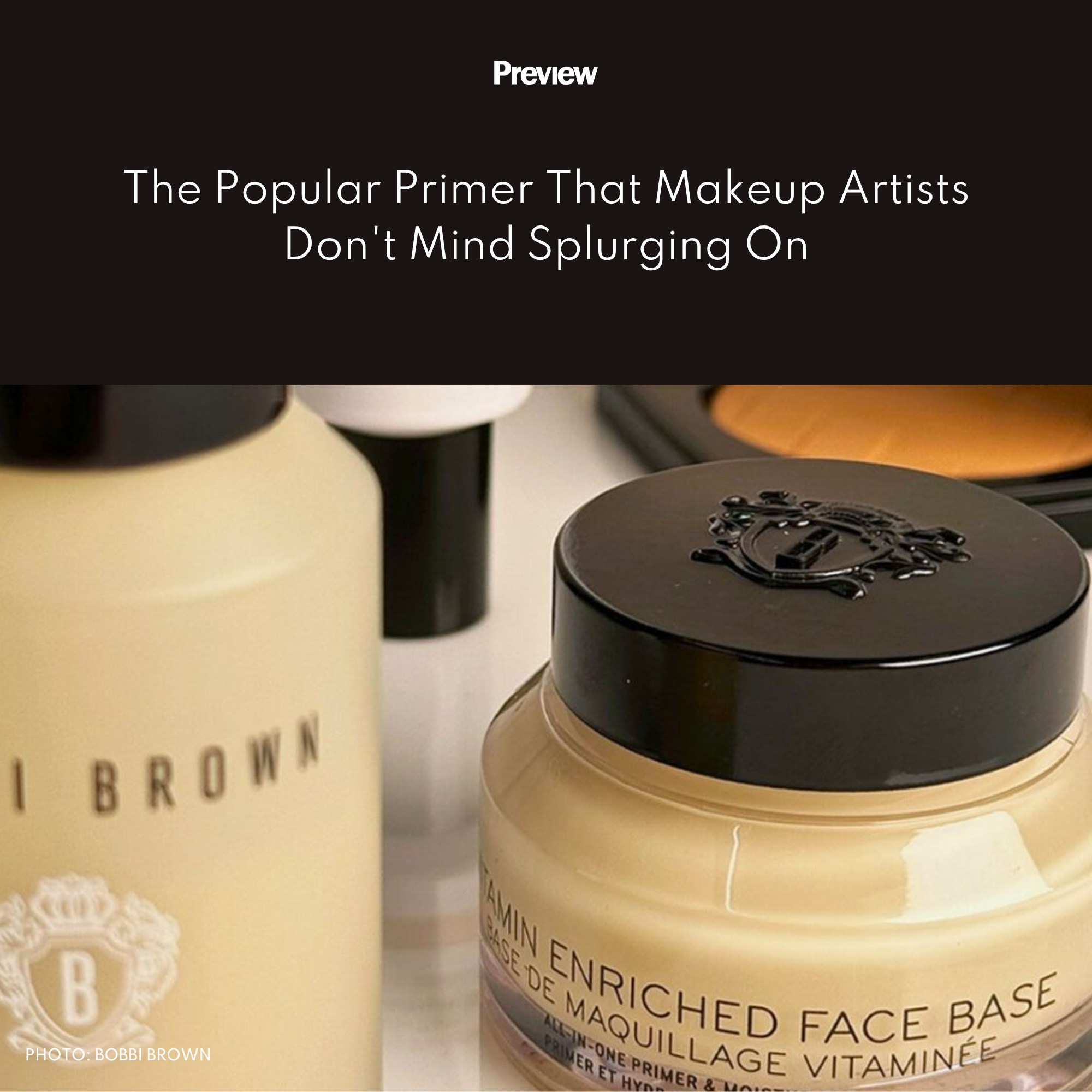 Flawless makeup starts with skin prep, and for many artists 