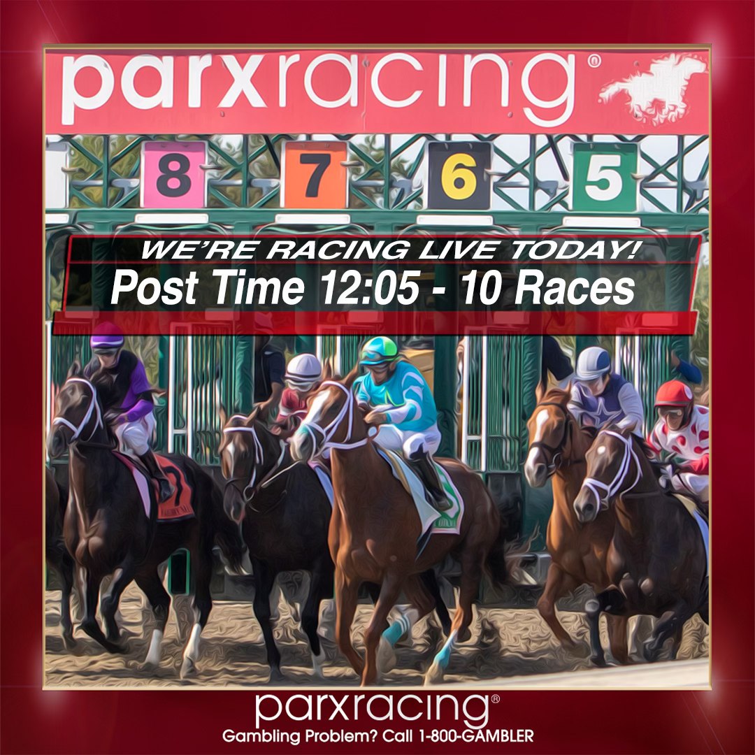 Parx - Gambling problem? Call 1-800-GAMBLER Follow Us: https://x.com ...