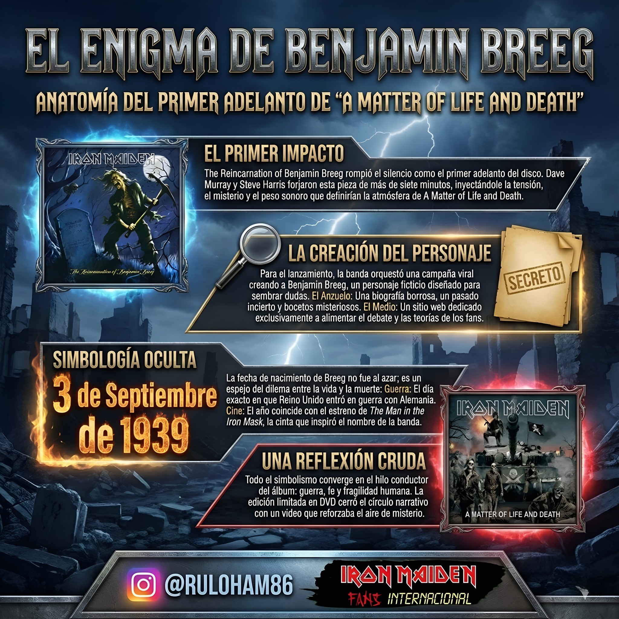 Rulo - El primer adelanto de A Matter of Life and Death llegó con “The ...