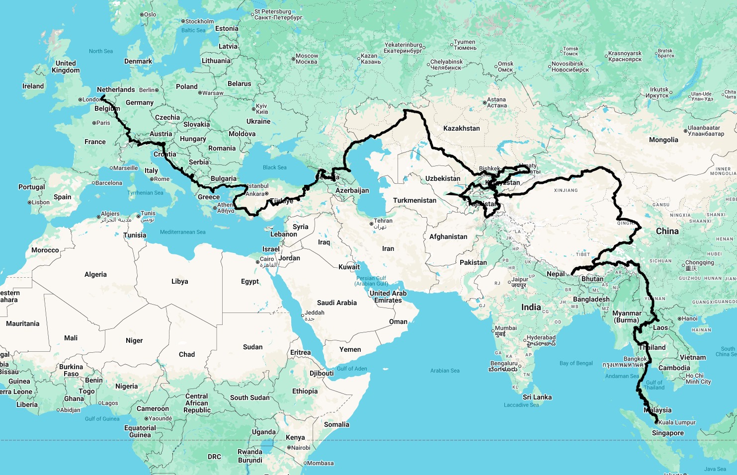 Sean - MAP UPDATE!! 35,000 km in. We’re just getting started. https ...