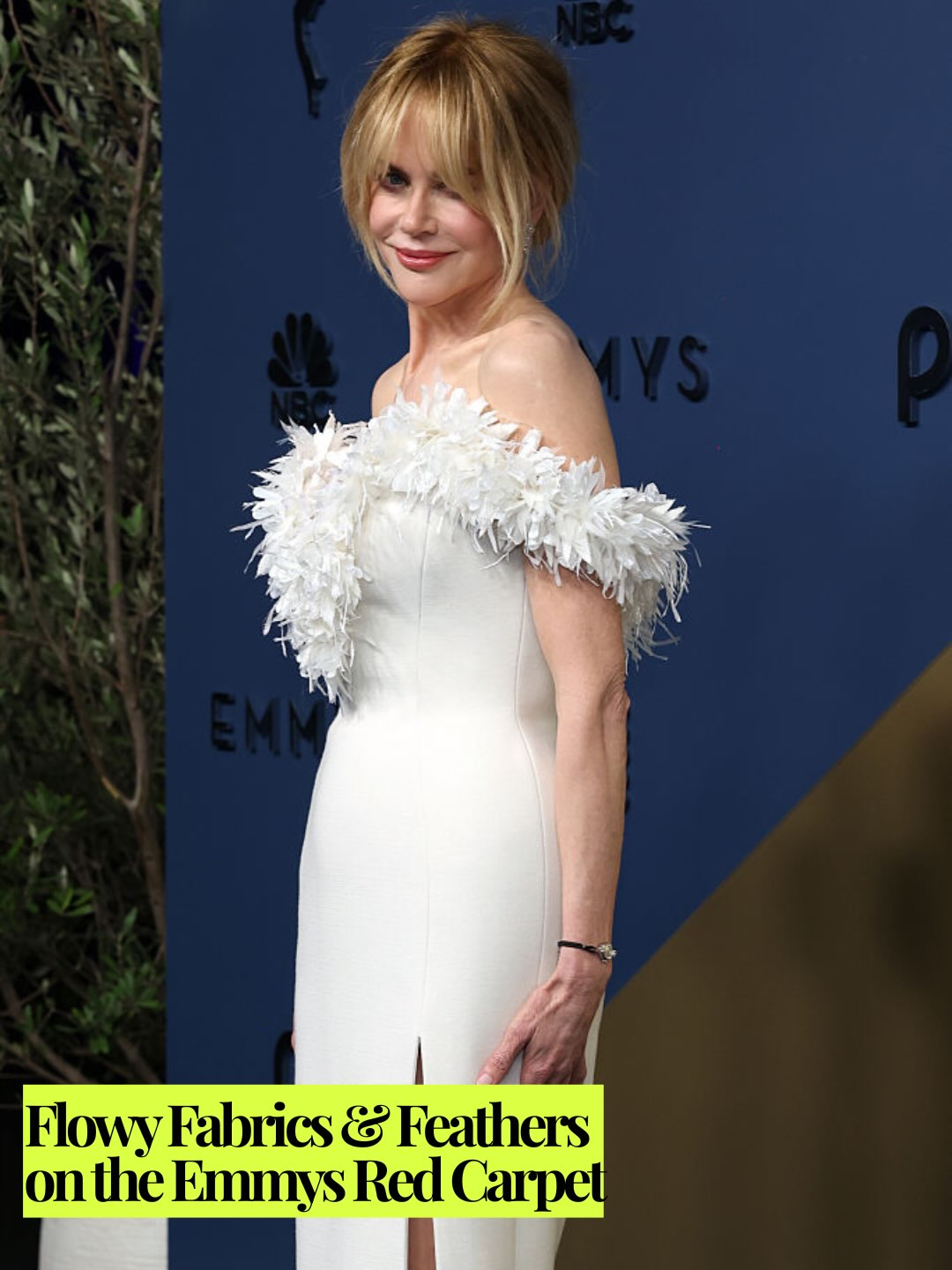 We're noticing a theme 👀 Some fashion looks from the #Emmys Red Carpet