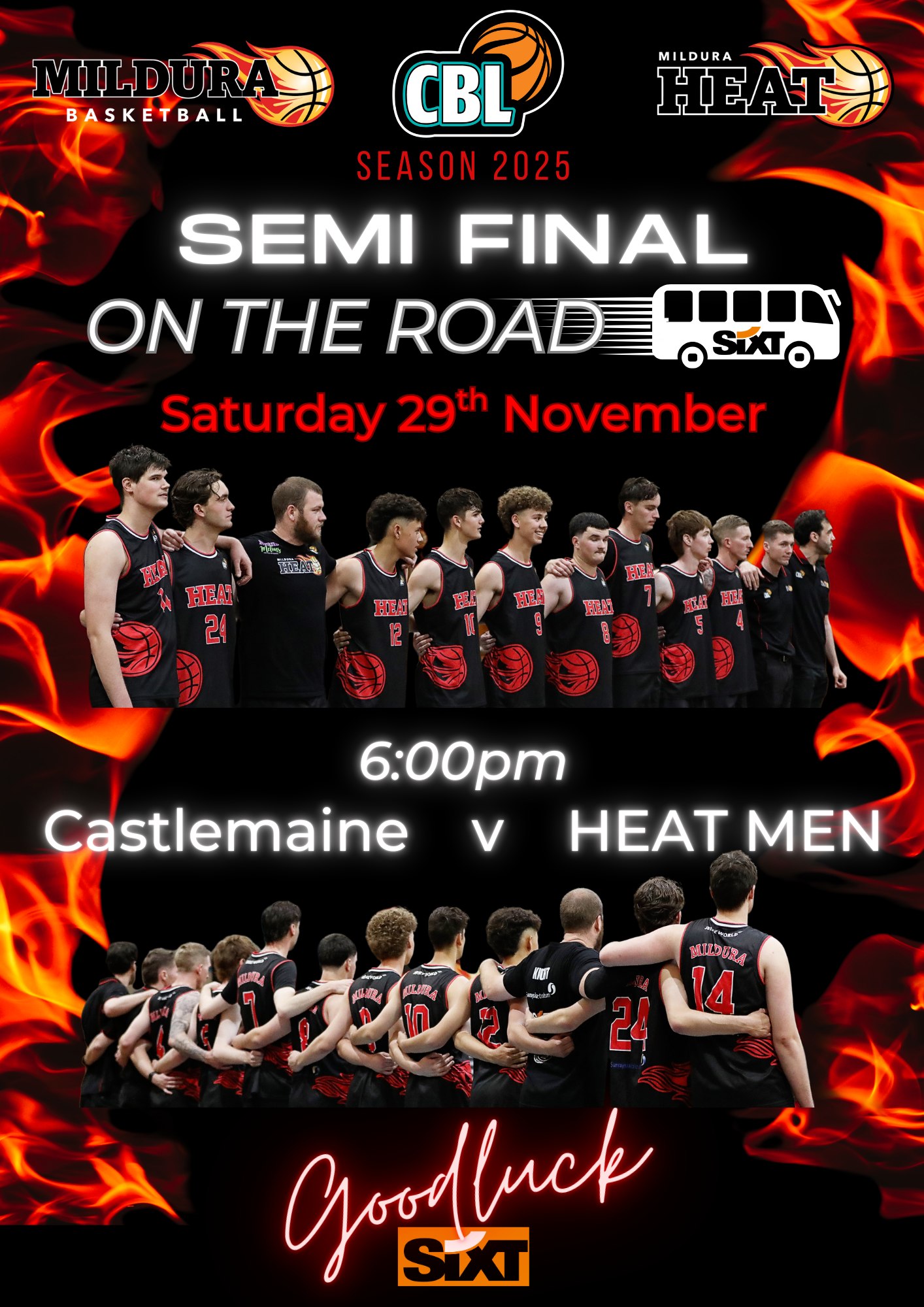 Mildura - 🔥HEAT MEN ON THE ROAD FOR SEMI-FINAL🔥 All the best to the ...