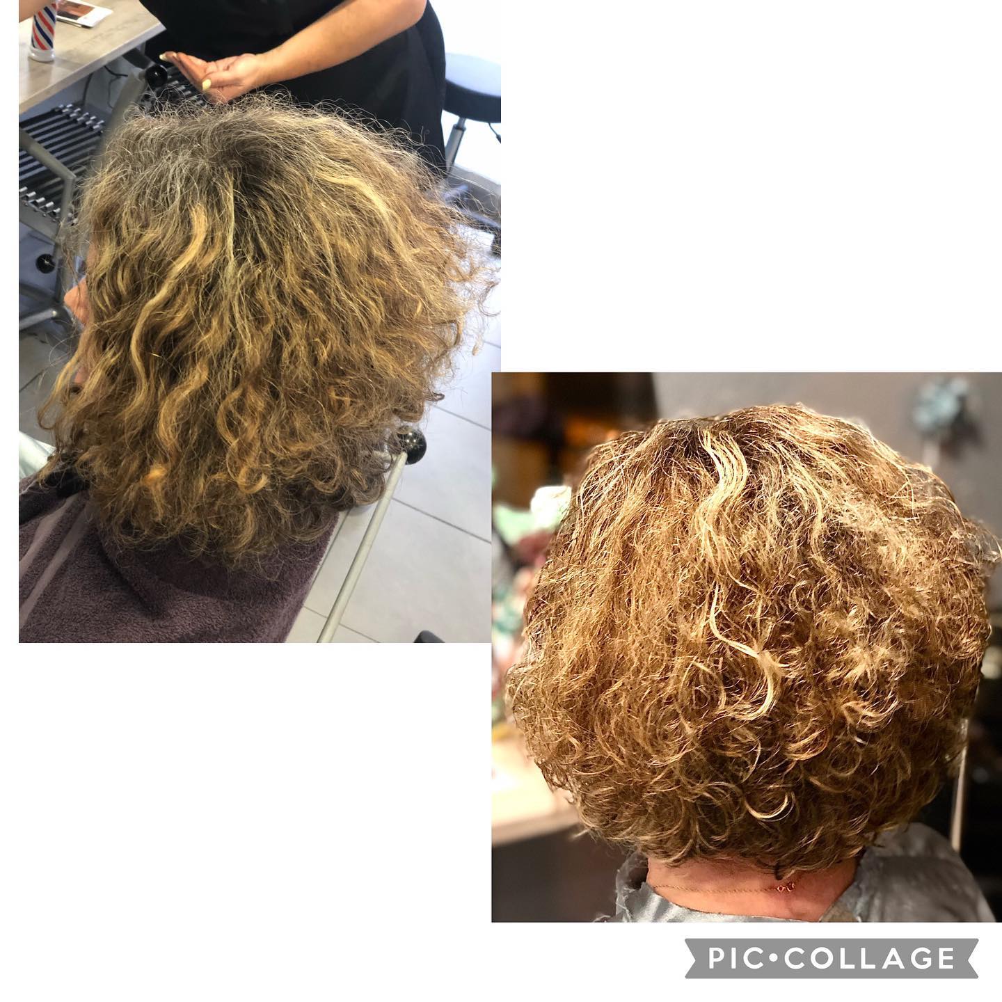 Mèches Blondes Sur Cheveux Bouclés
