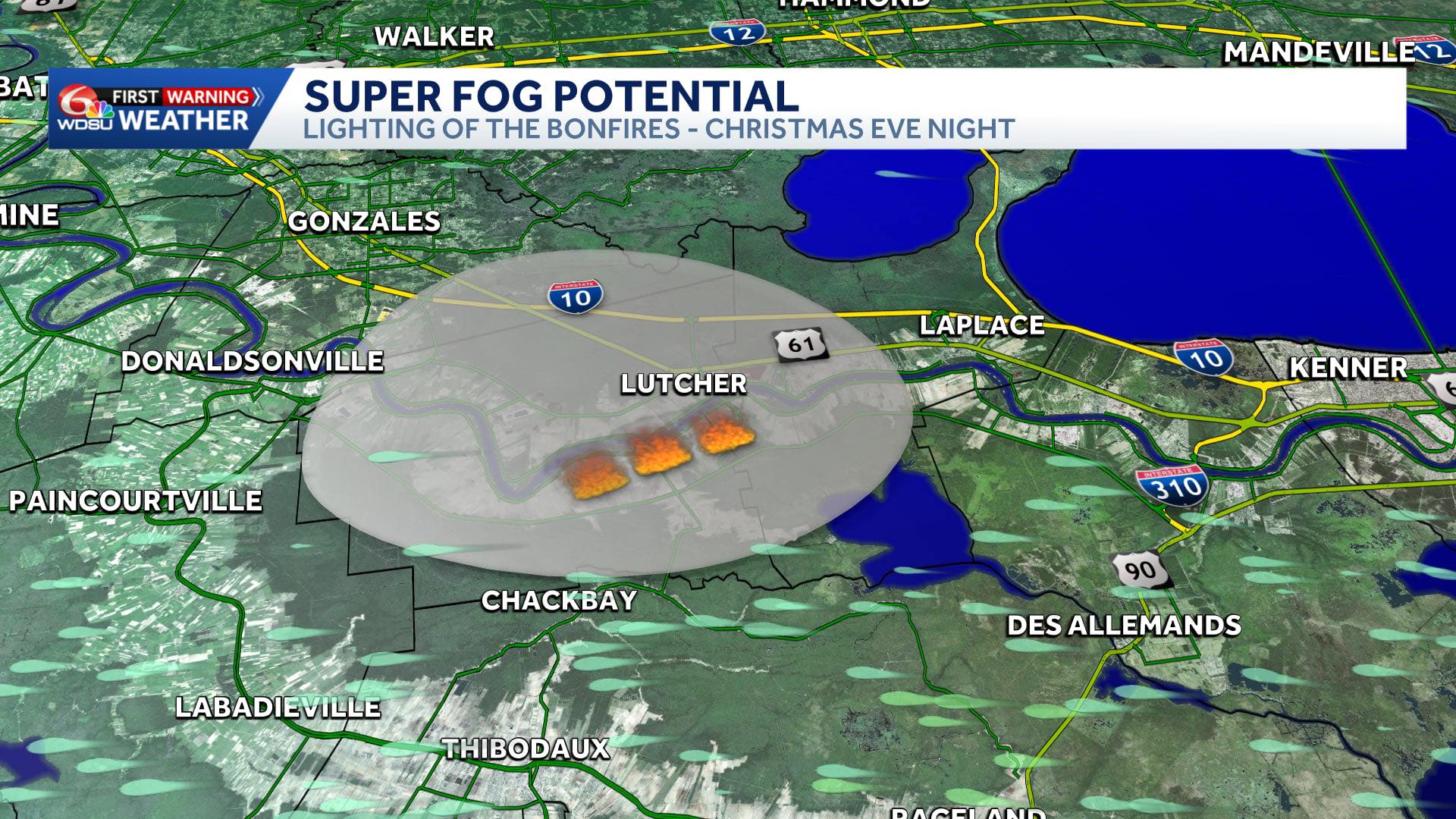 Meteorologist - SUPER FOG RISK AFTER BONFIRES🔥-- Christmas Eve night ...