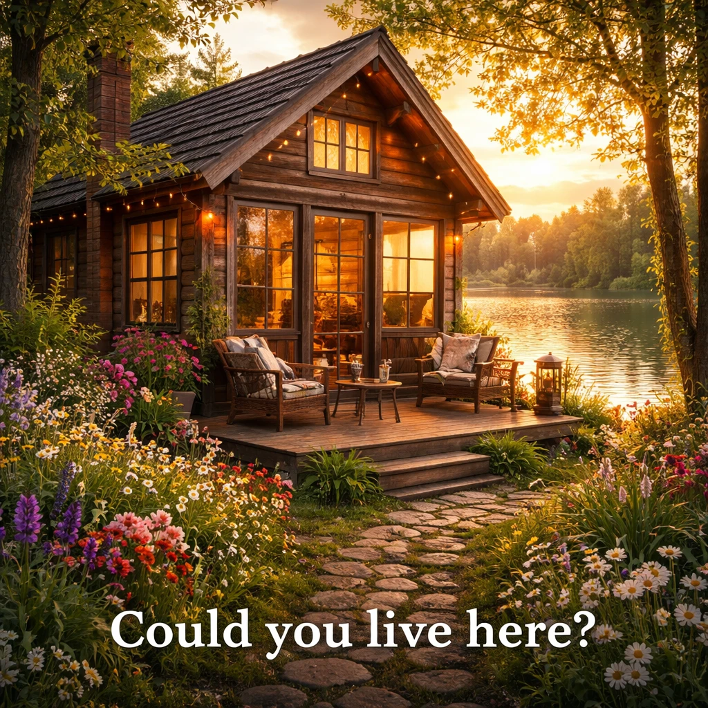 Golden hour glow and peaceful seclusion - could you call this