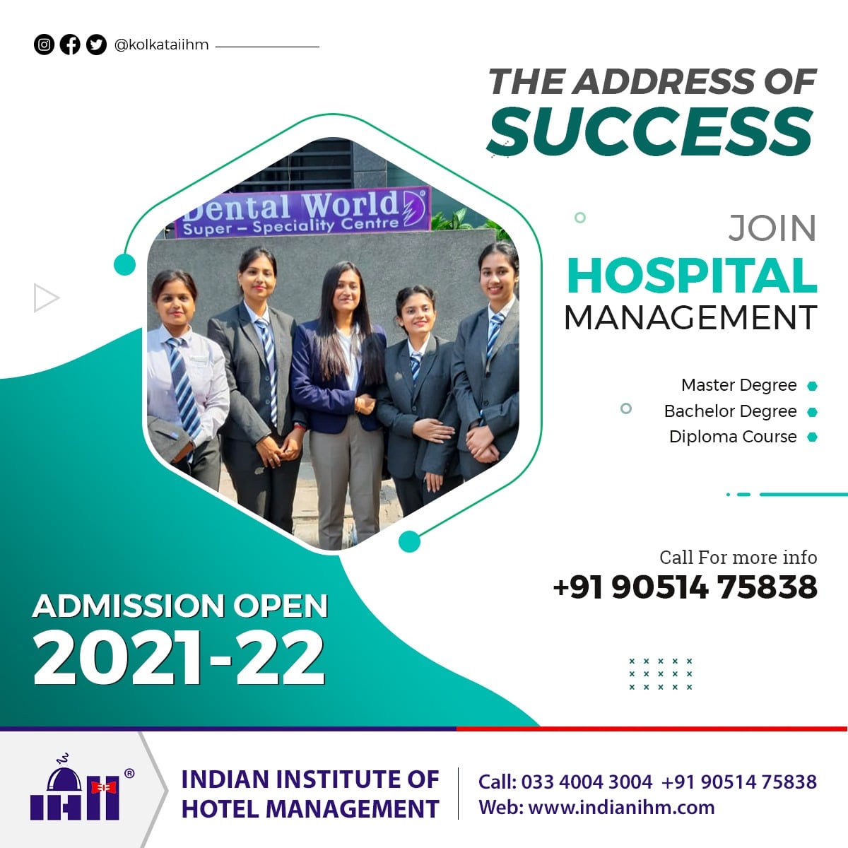 Indian Institute of Hotel Management - The Address of Success - Join ...