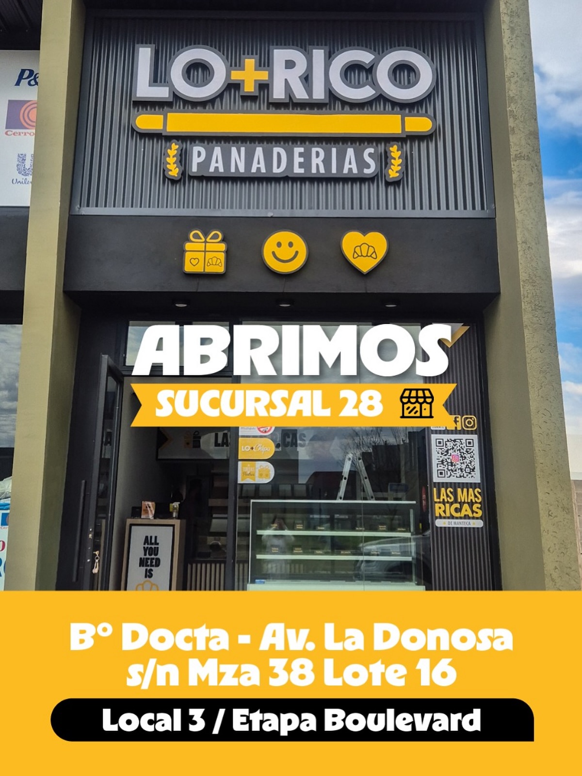 ¡YA ABRIMOS EN DOCTA! 🎉🥐 La familia... - Lo+Rico Panaderías | Facebook