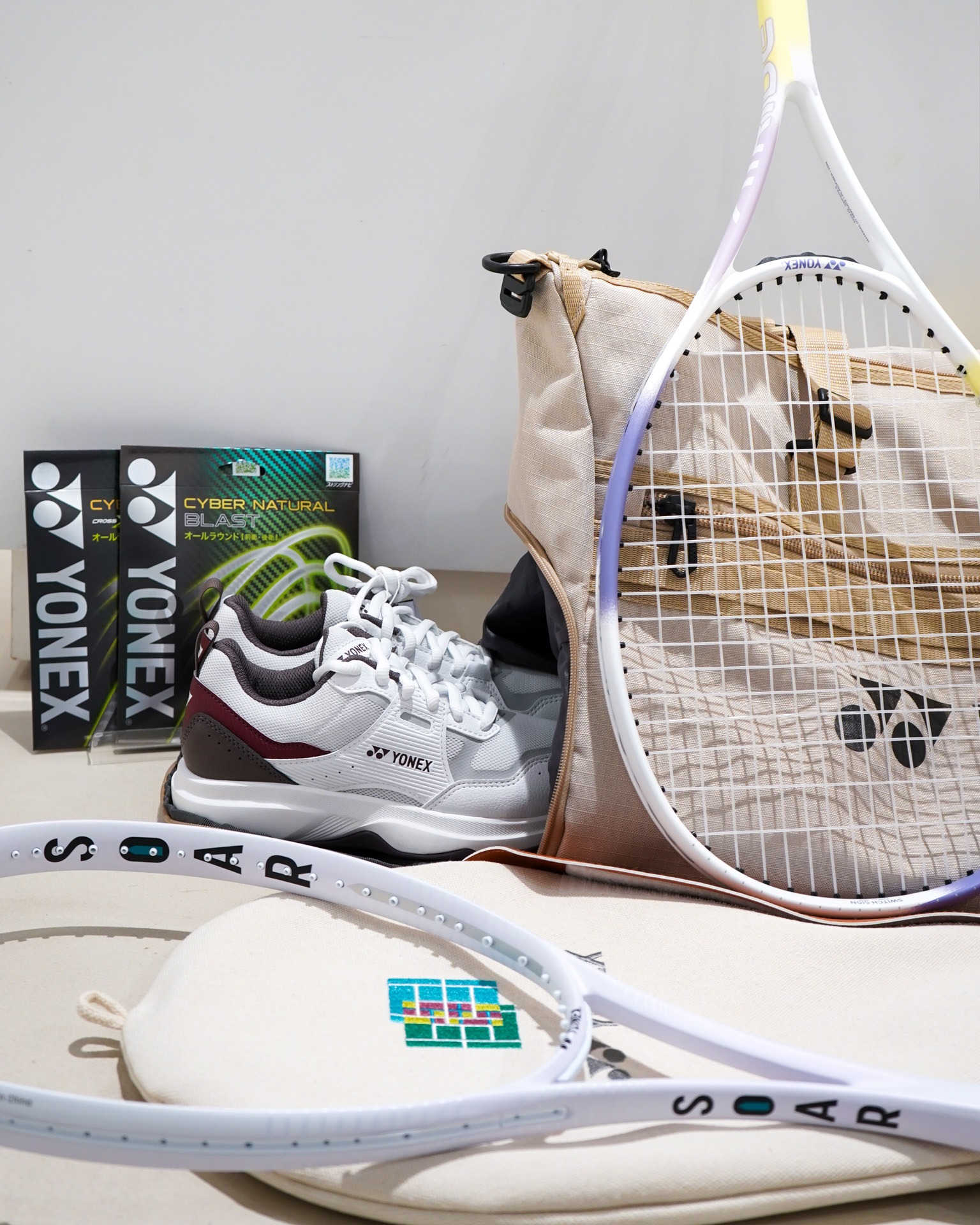 ヨネックス yonex ソフトテニスラケットグレー 前衛 ネットプレー