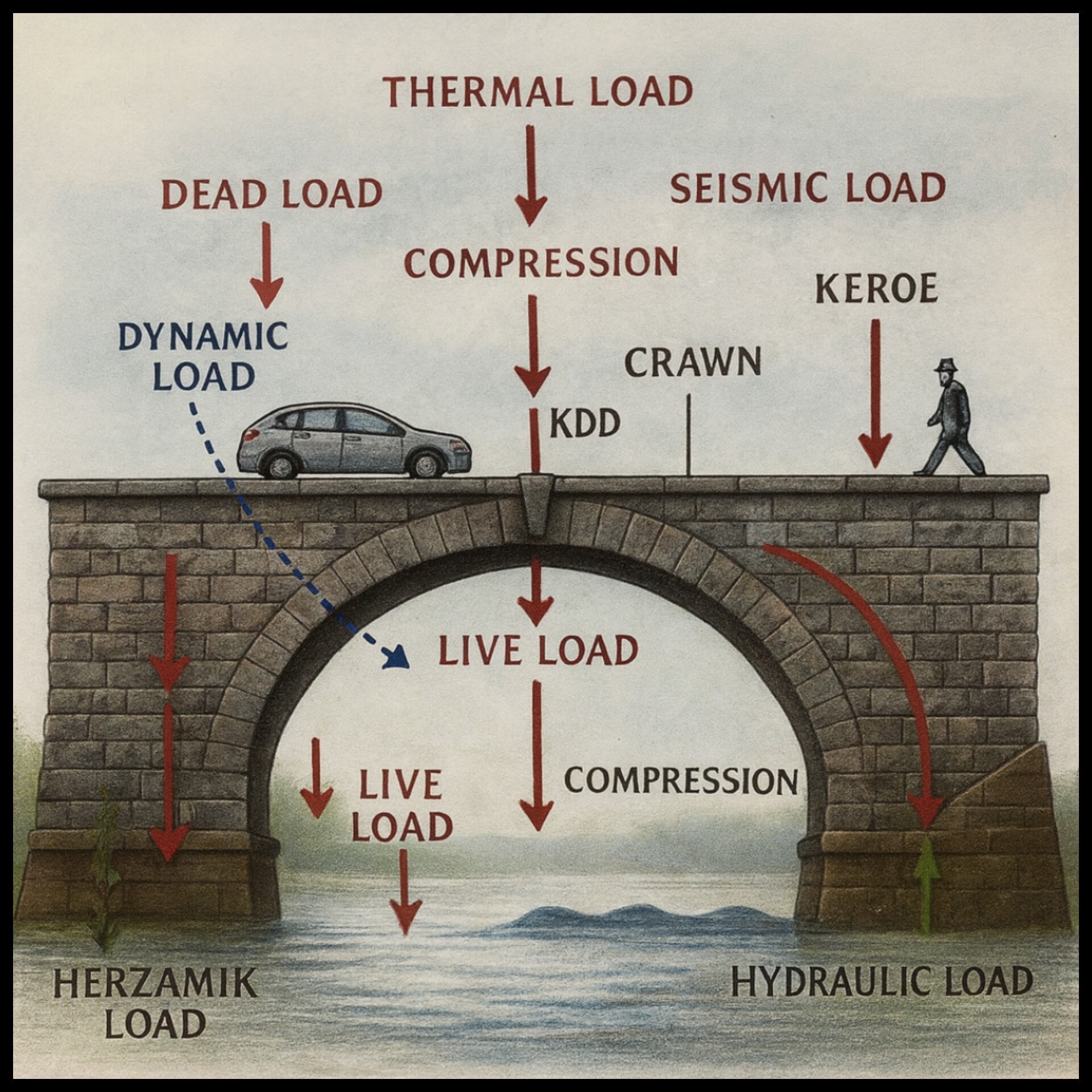 Civil - Bridge Engineering: All Loads in One Diagram | Facebook