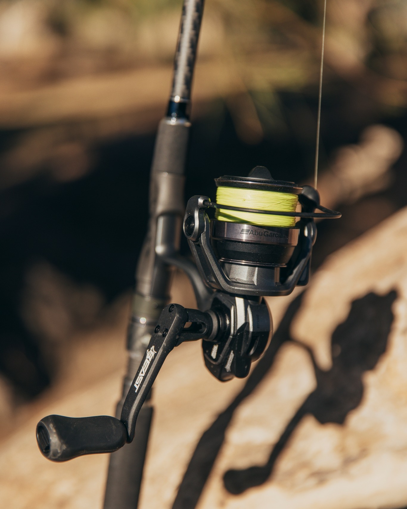 abu garcia unknown total of 4 fishing poles combo 6'6" Aqua Max Medium Spinning from ABU GARCIA  CHAOS The Max X Spinning Combo leverages technology from the Zenon and Revo line of spinning reels such as the asymmetric body design Abu Garcia x Prime Spinning