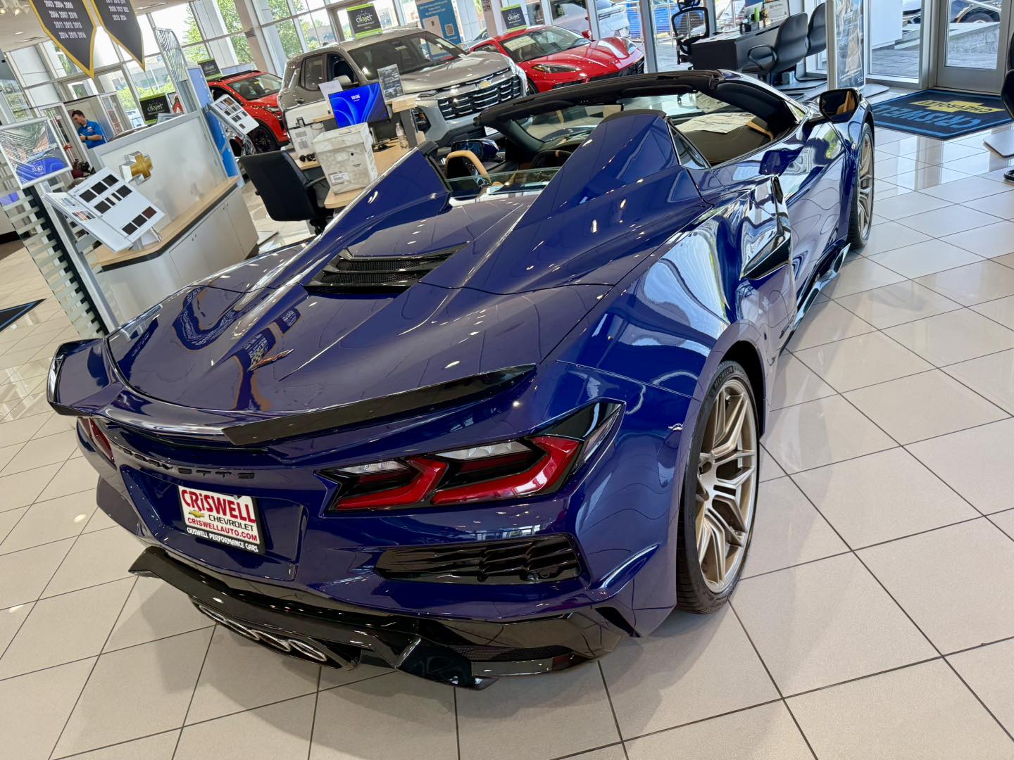 Fresh to the showroom floor~ This Hysteria Purple 2026 Corvette