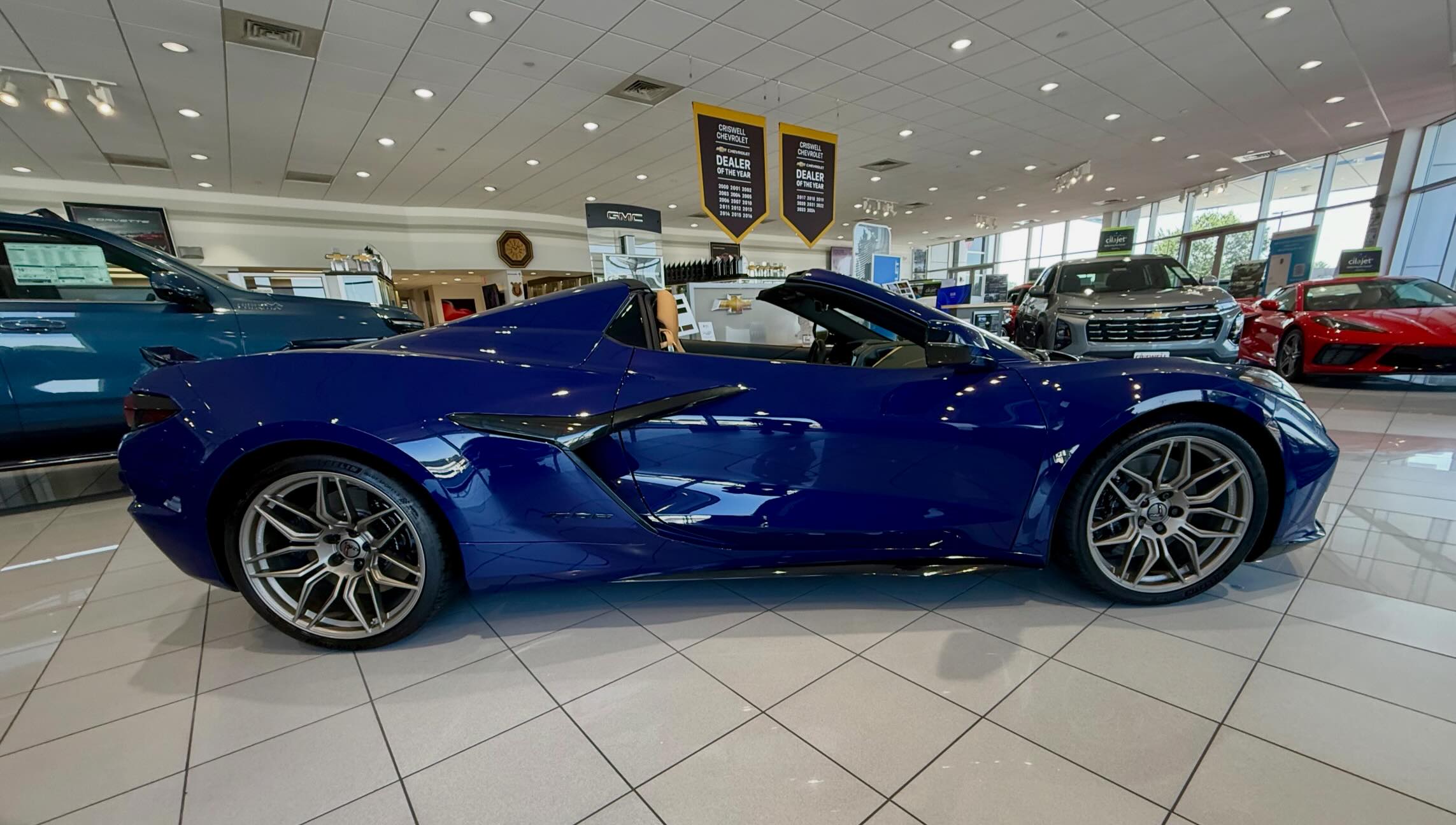 Fresh to the showroom floor~ This Hysteria Purple 2026 Corvette