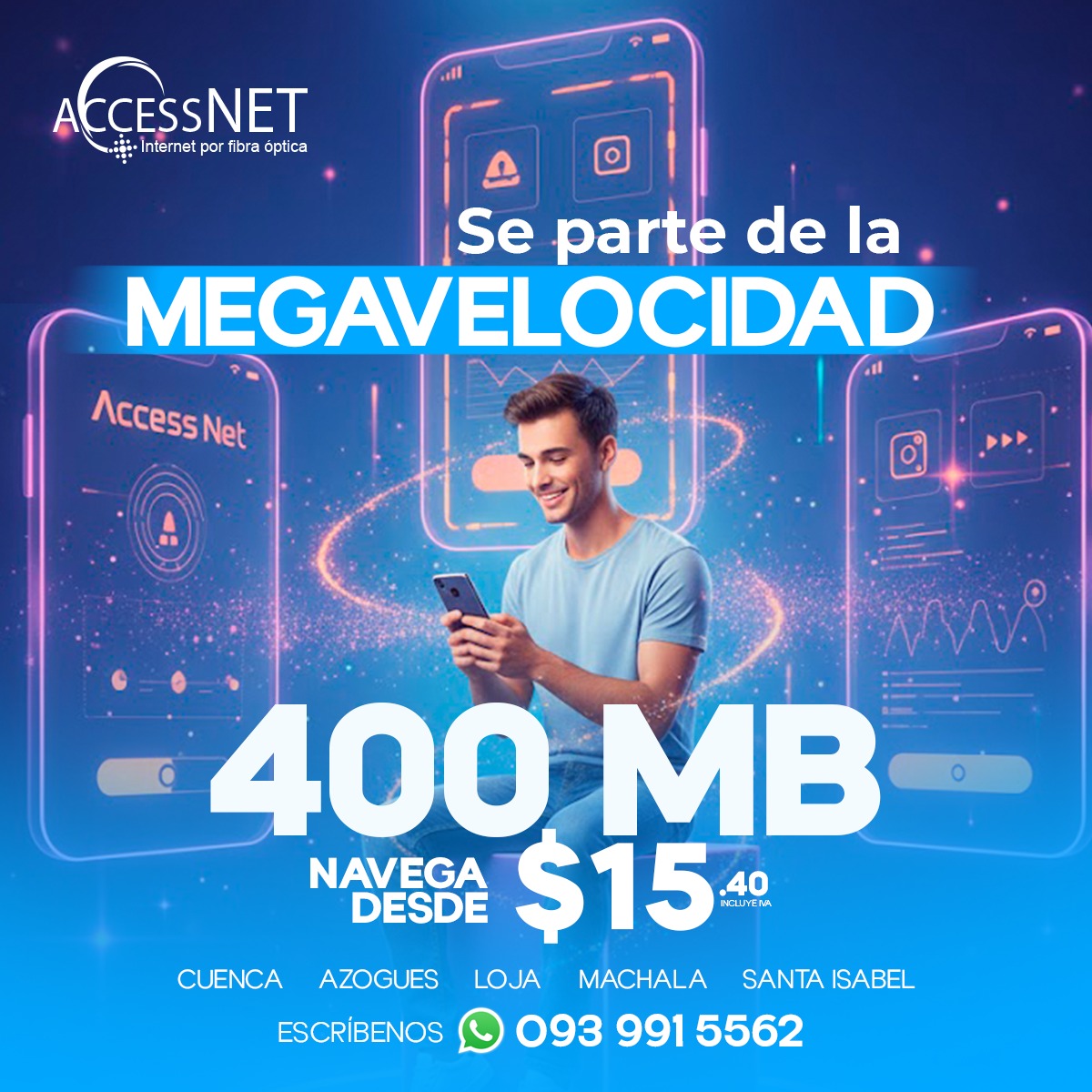 Accessnet.ec - 🚀 ¡Súbete a la MEGA-VELOCIDAD con ACCESSNET! 🚀 ¿Cansado ...
