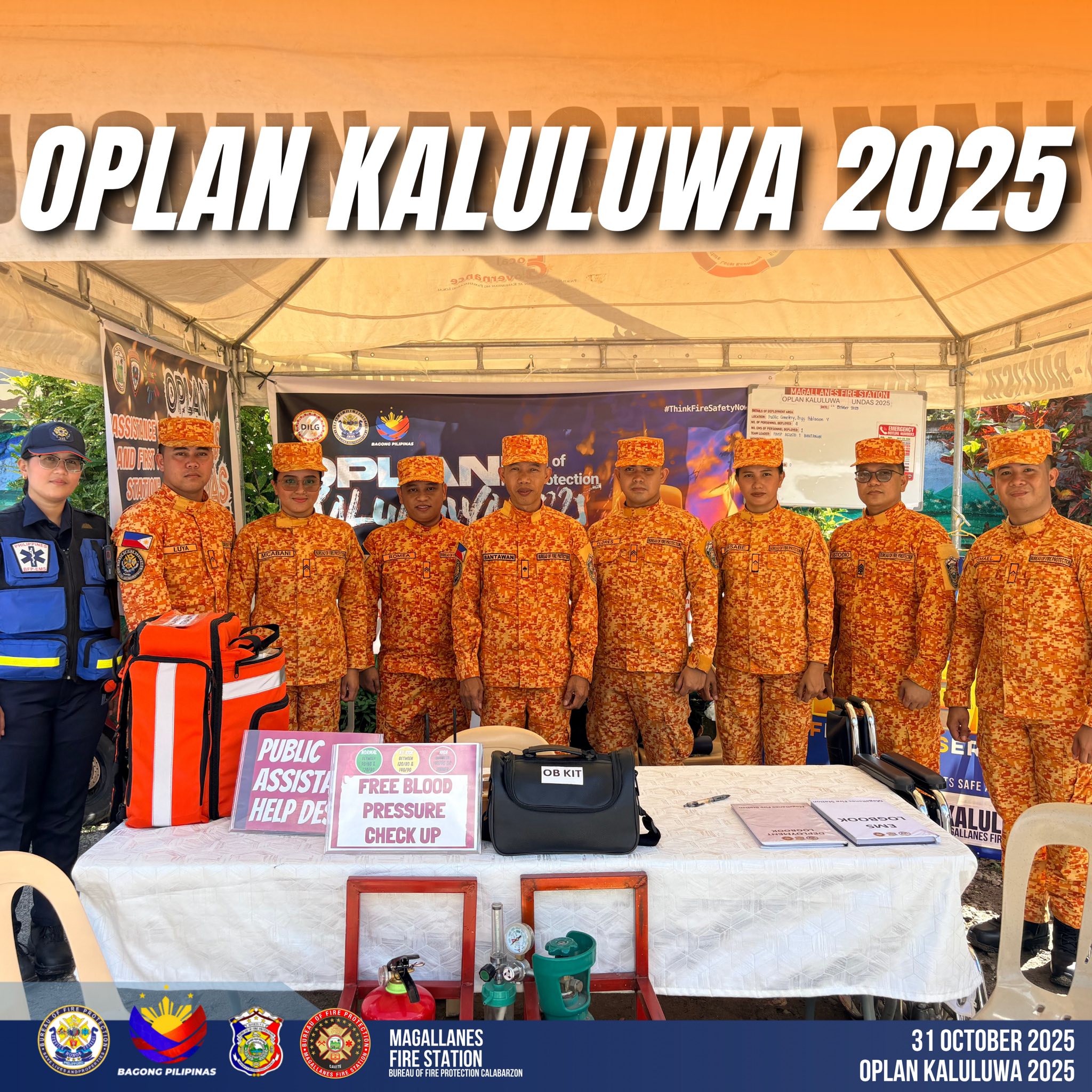 31 October 2025 │ 𝑶𝑷𝑳𝑨𝑵... - Bfp Magallanes FS Cavite | Facebook