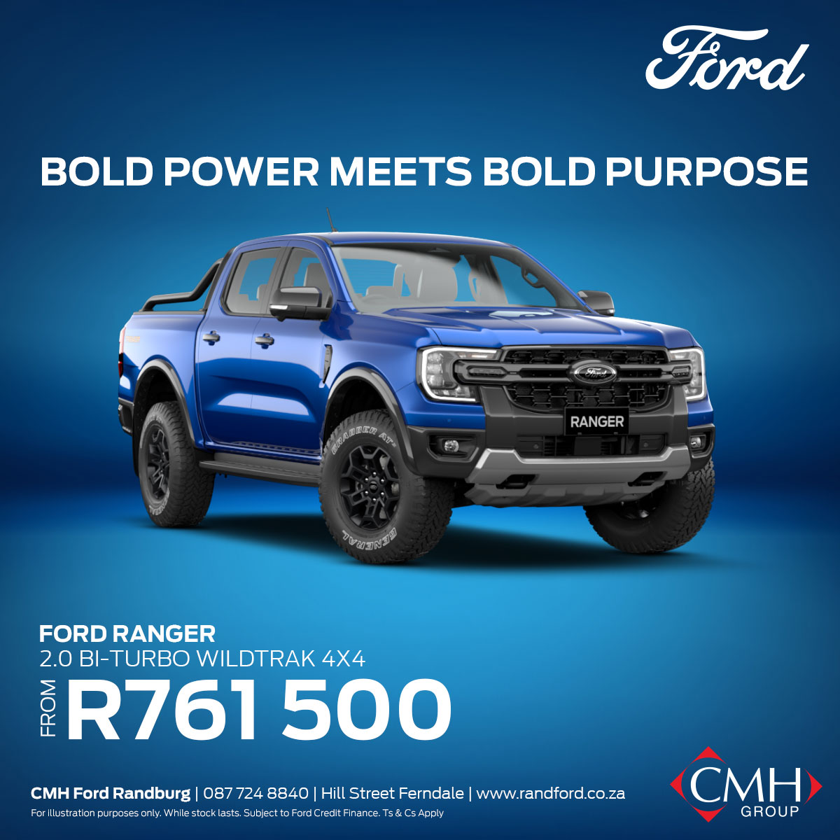 CMH - The Ford Ranger Wildtrak 4x4 is built for big adventures and ...