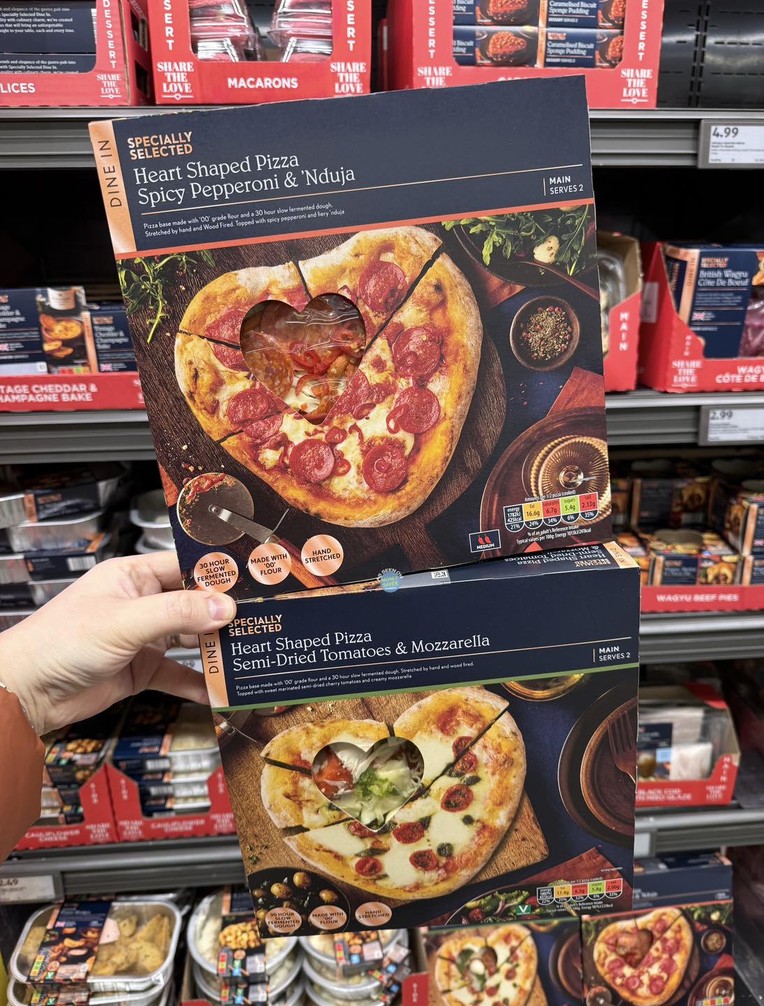 Both of these Specially Selected Spicy Pepperoni & 'Nduja and Semi
