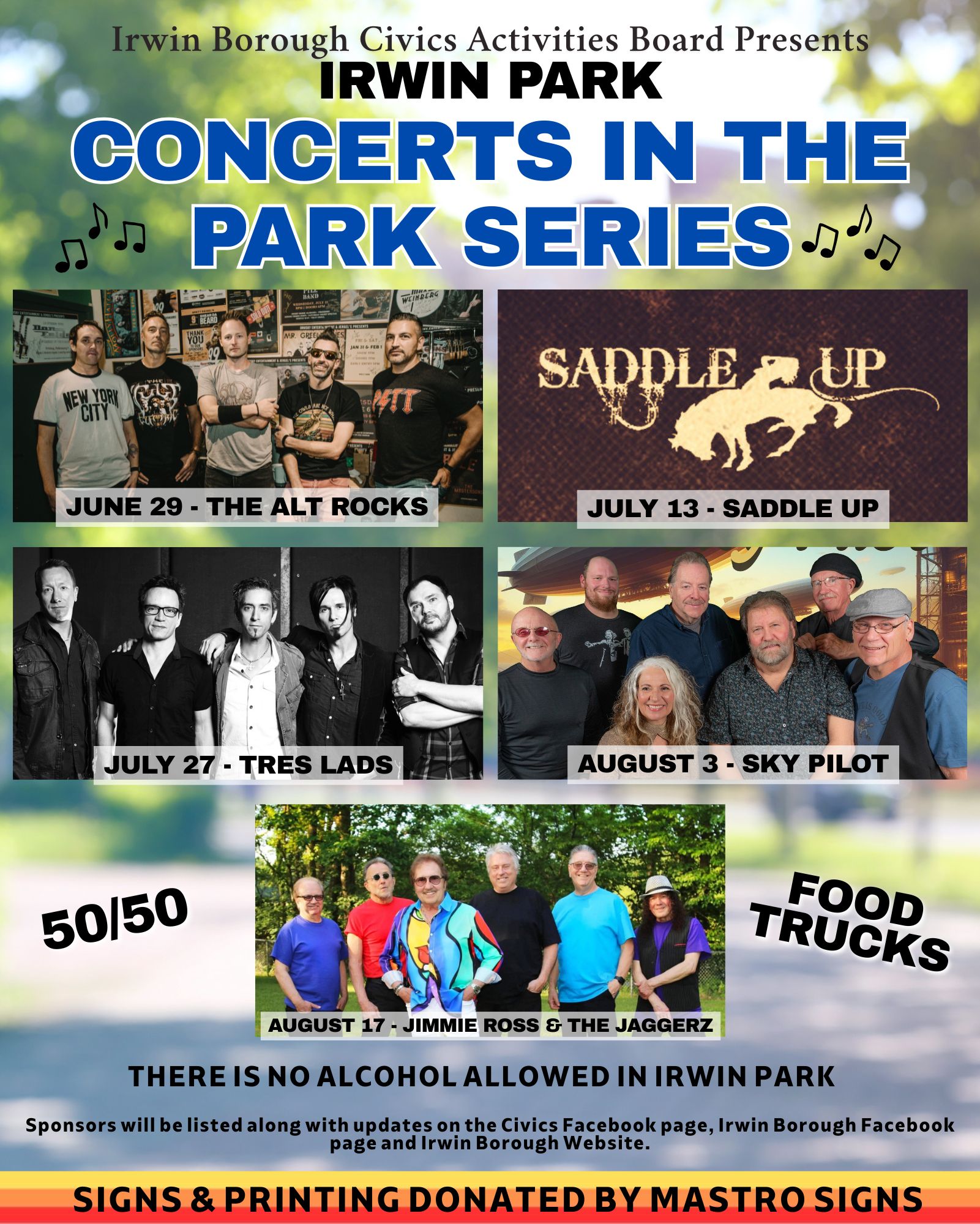 Concerts In the Park, Irwin PA | Irwin PA