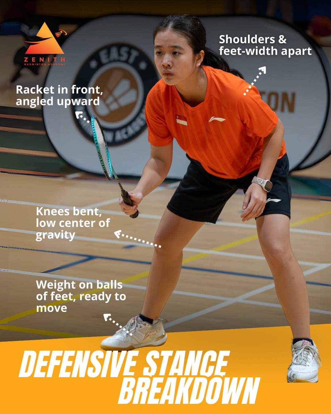 🛡️ Defensive Stance Breakdown... - Zenith Badminton Academy | Facebook