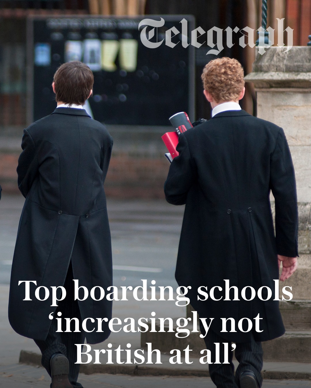 Boarding schools are increasingly not British at all after a  