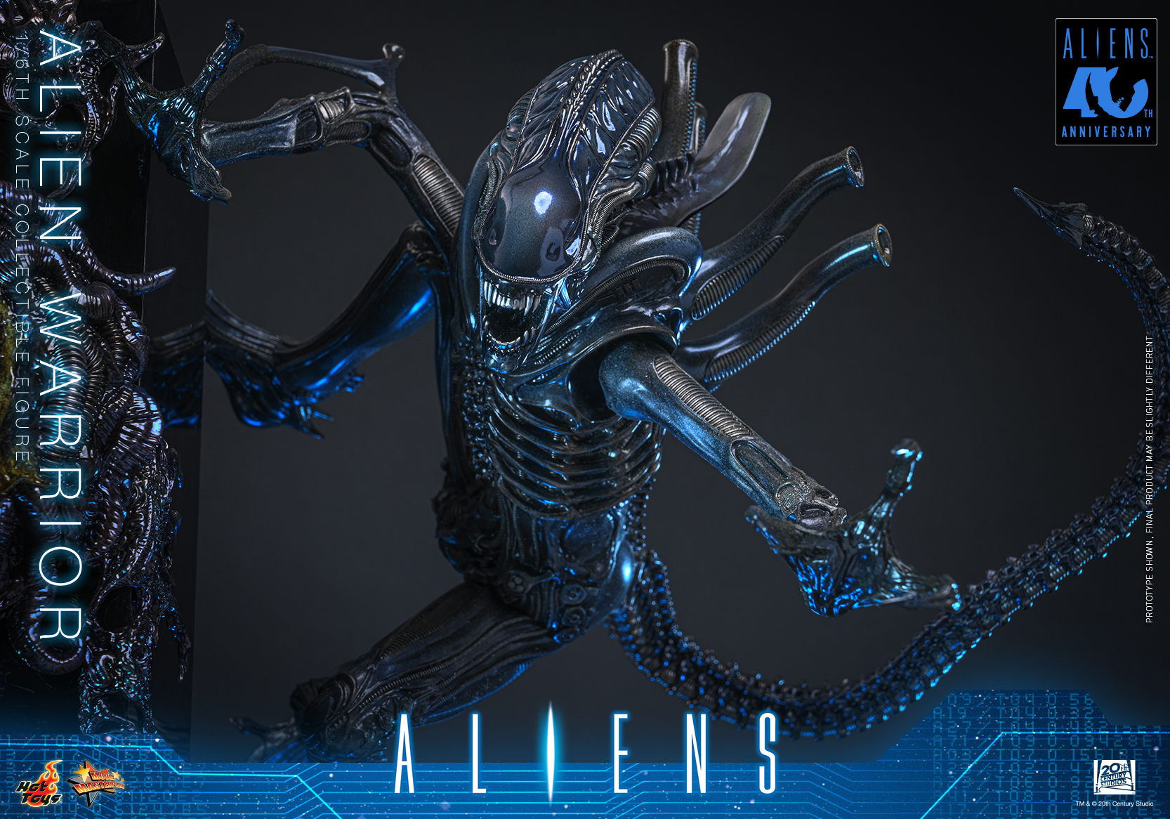 Original Xenomorph Hive Warrior Alien figure from 1998