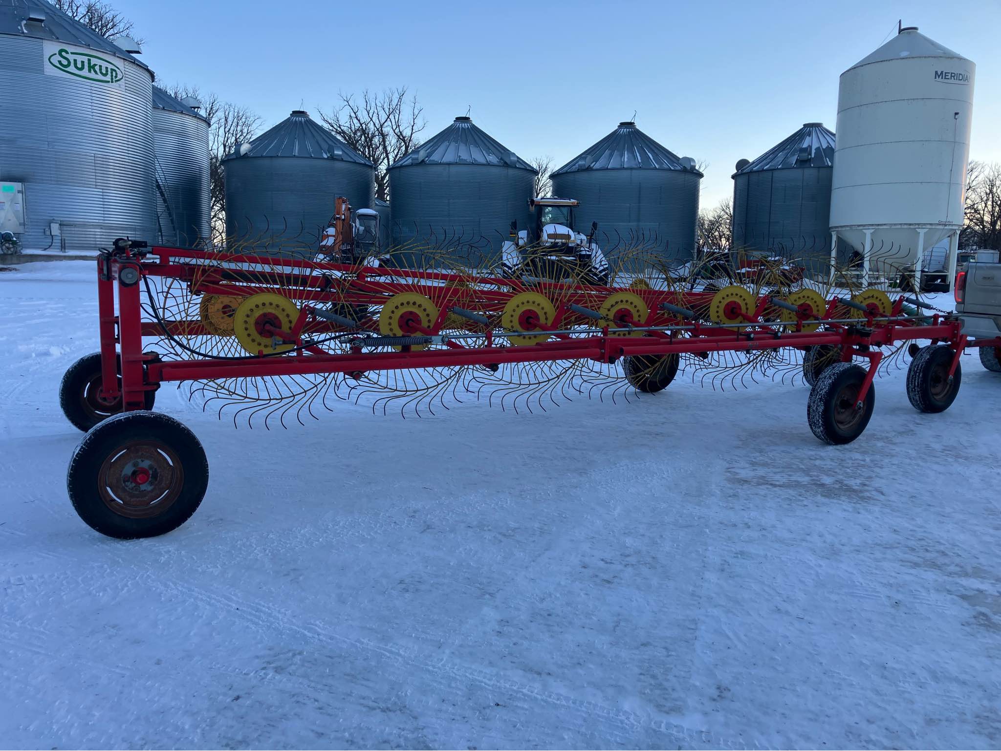 For sale: Enrossi 14 wheel hay rake - Wheelbarrows, Carts & Wagons ...