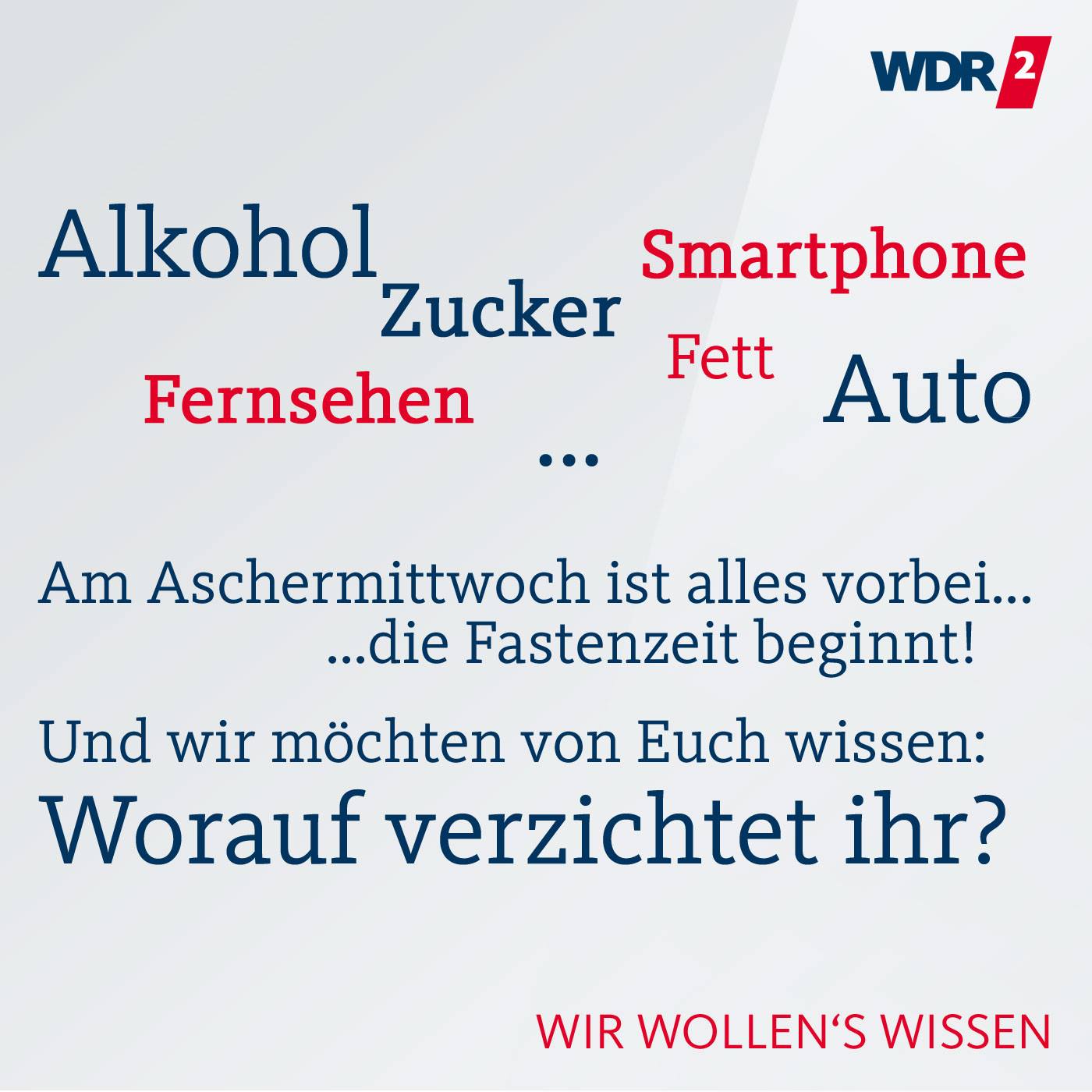 Wdr 2 So Am Aschermittwoch Beginnt Die Fastenzeit Und