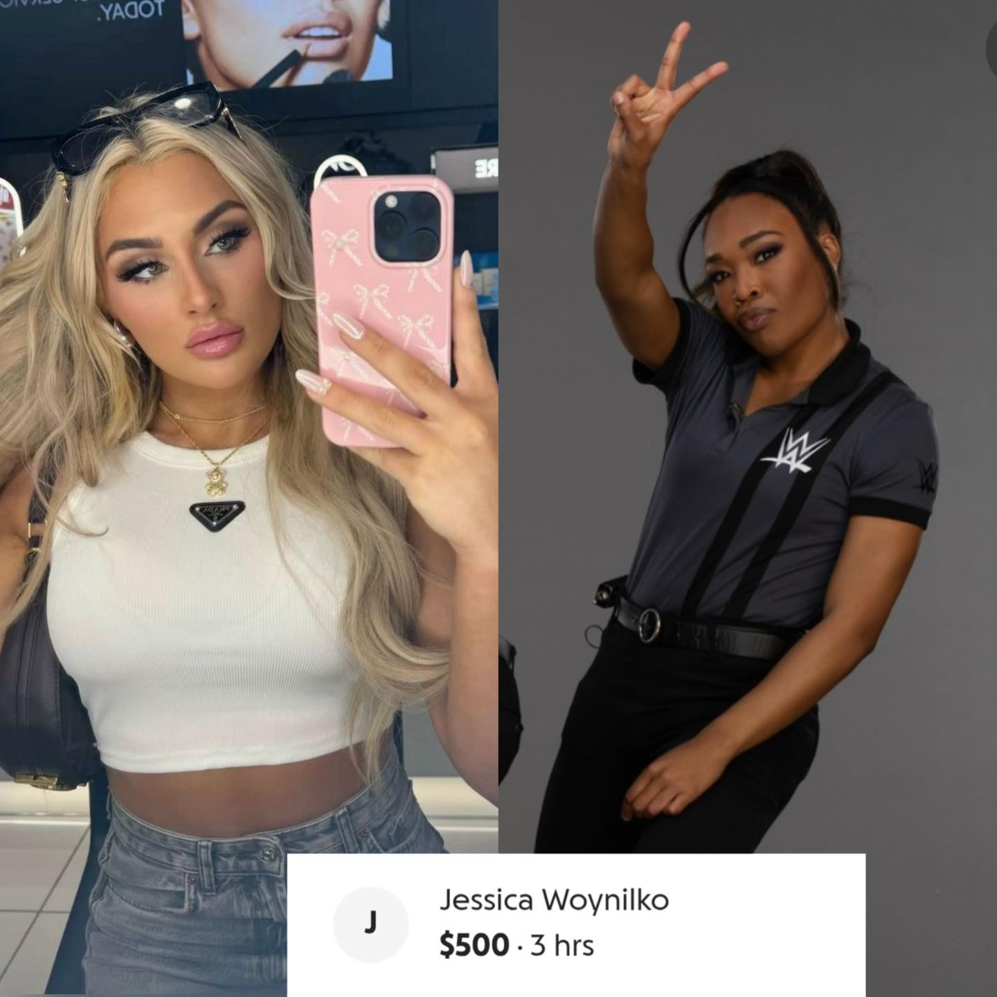 Wrestling - Tiffany Stratton (real name Jessica Woynilko) has donated ...