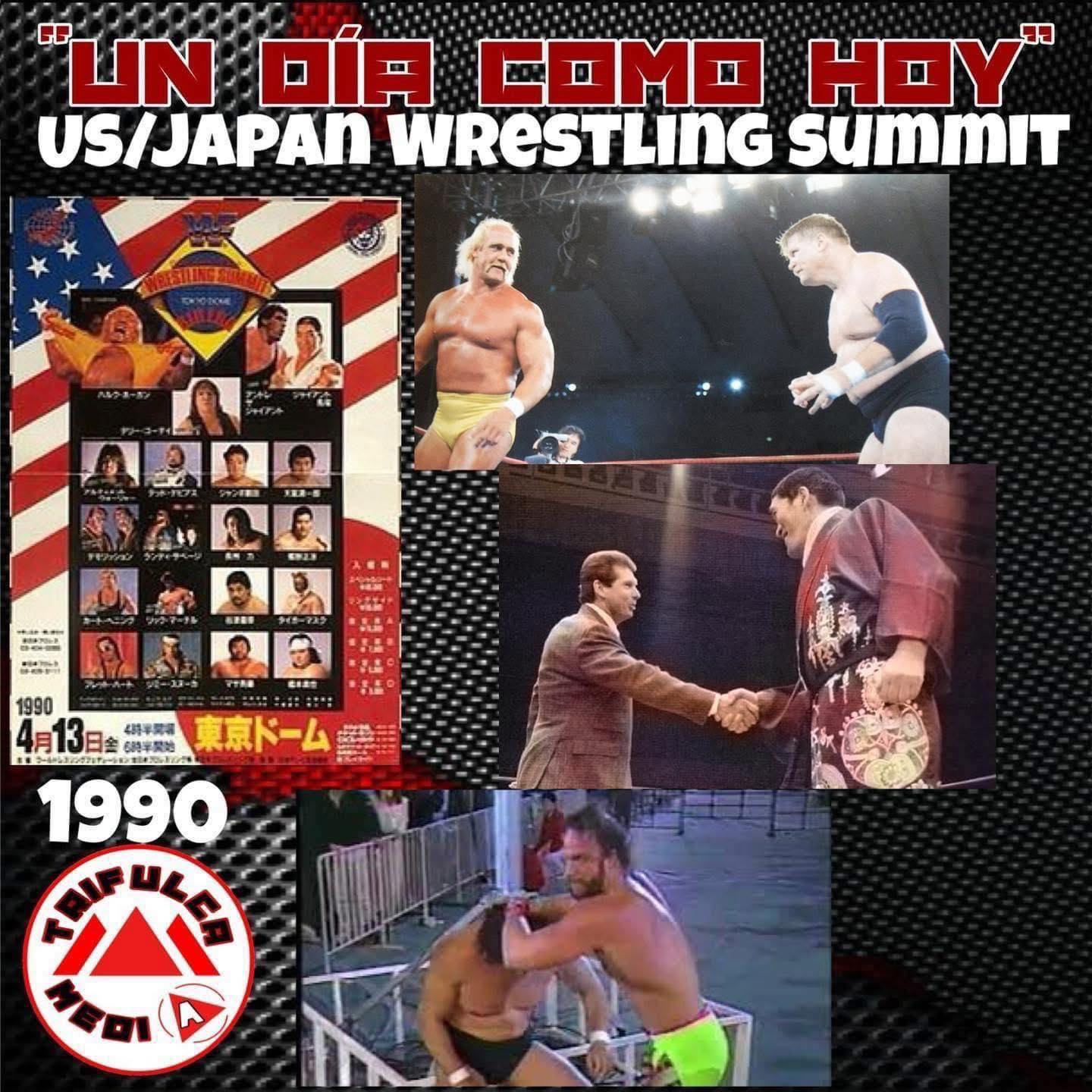 Un día como hoy en el año 1990 All Japan Pro Wrestling y WWF co