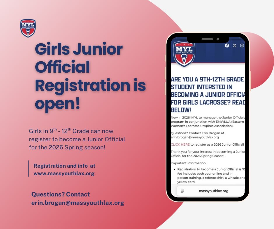 Massachusetts - Registration is now open to become a Girls Junior ...