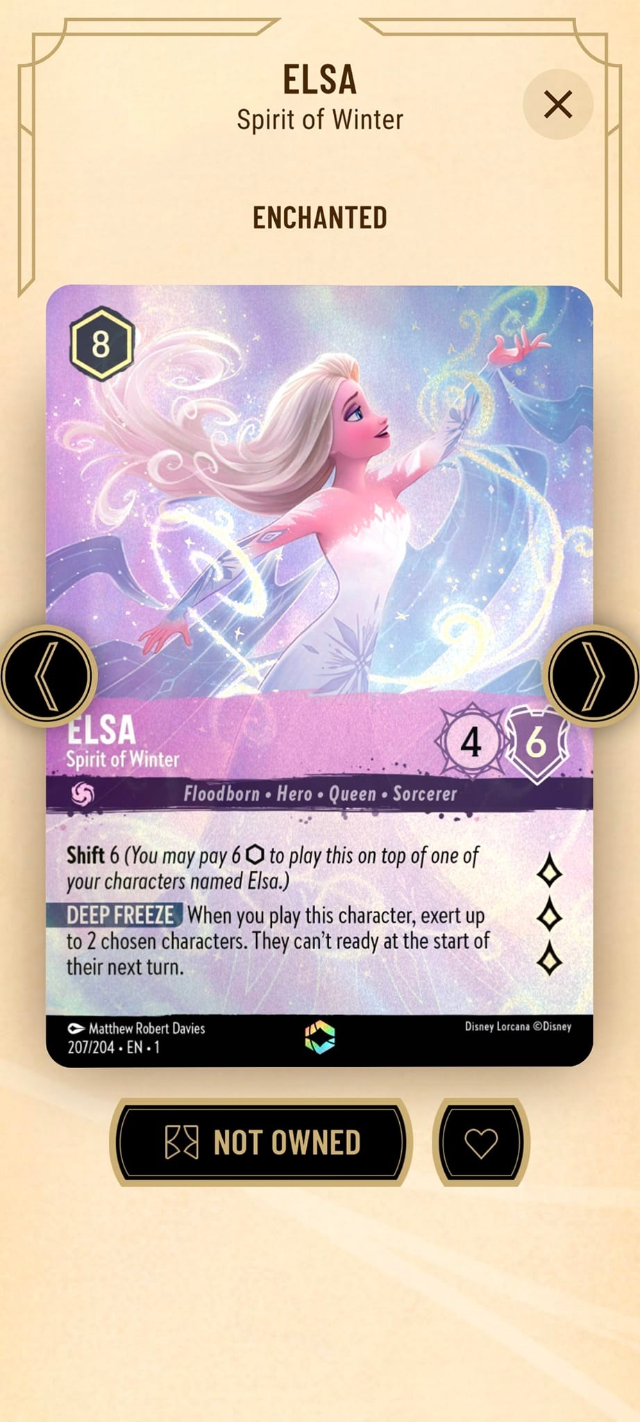 Elsa or mystic enchanted psa 10 choice?